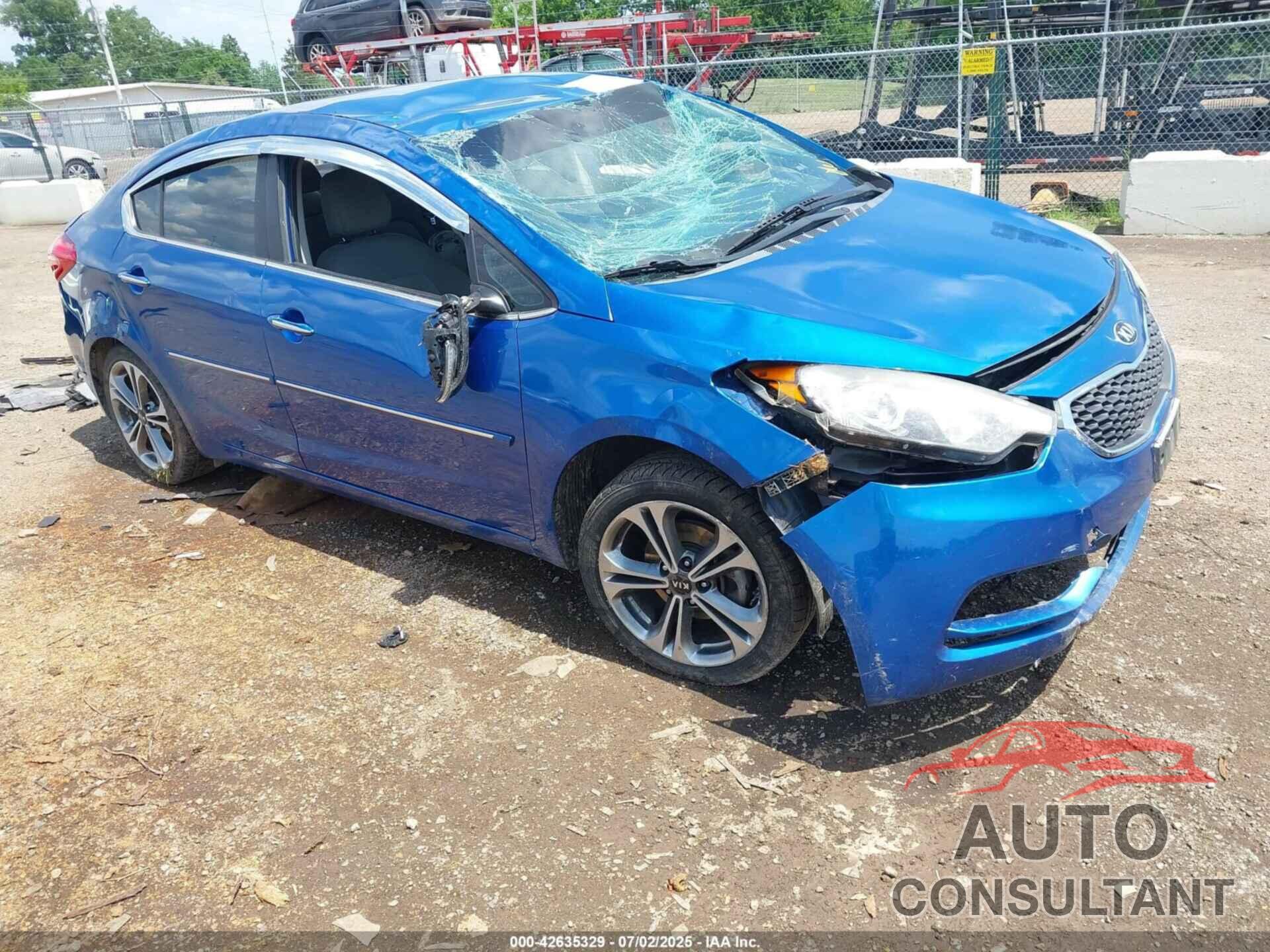 KIA FORTE 2015 - KNAFX4A85F5353151