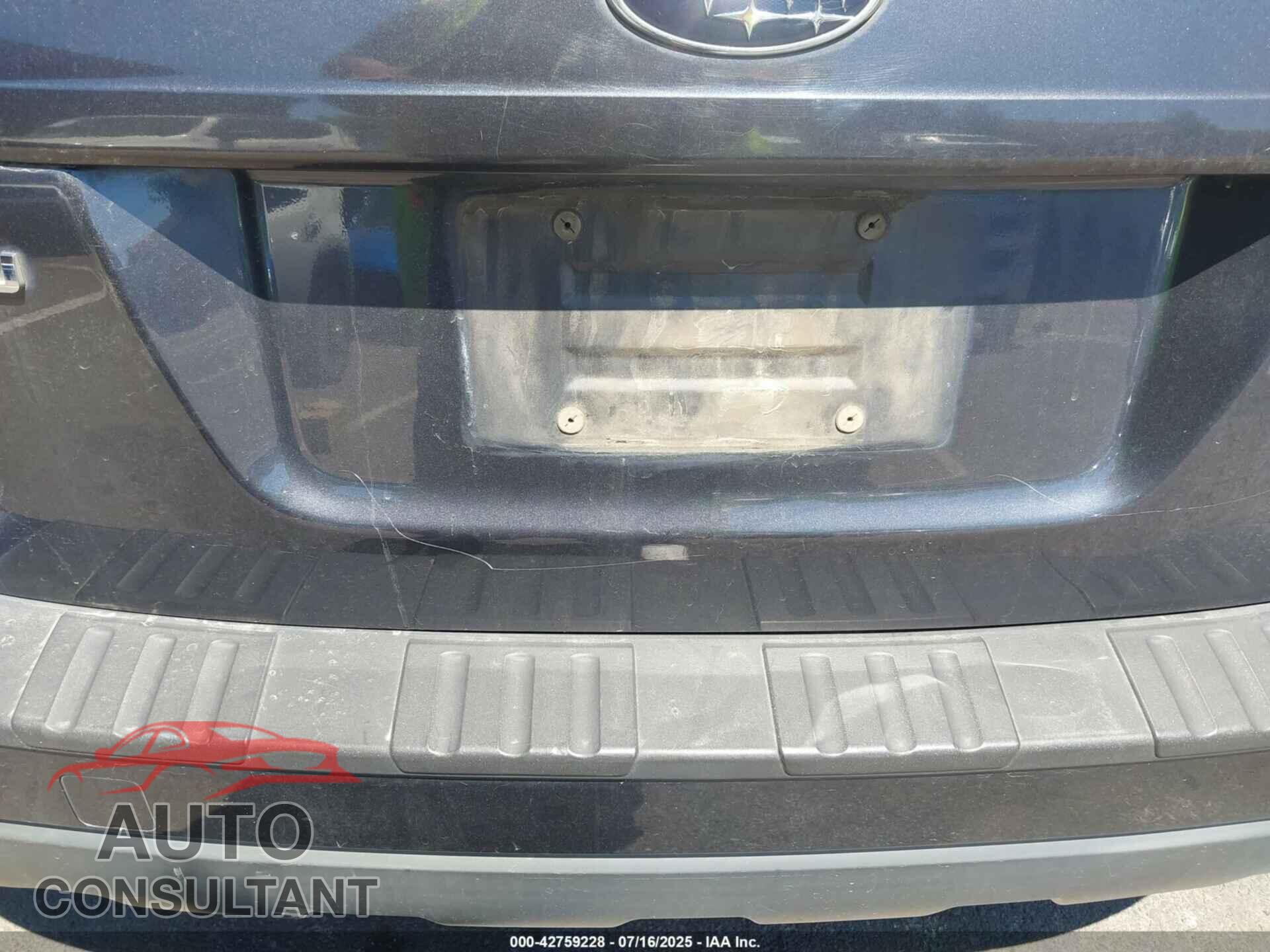 SUBARU OUTBACK 2012 - 4S4BRBCC8C3271290