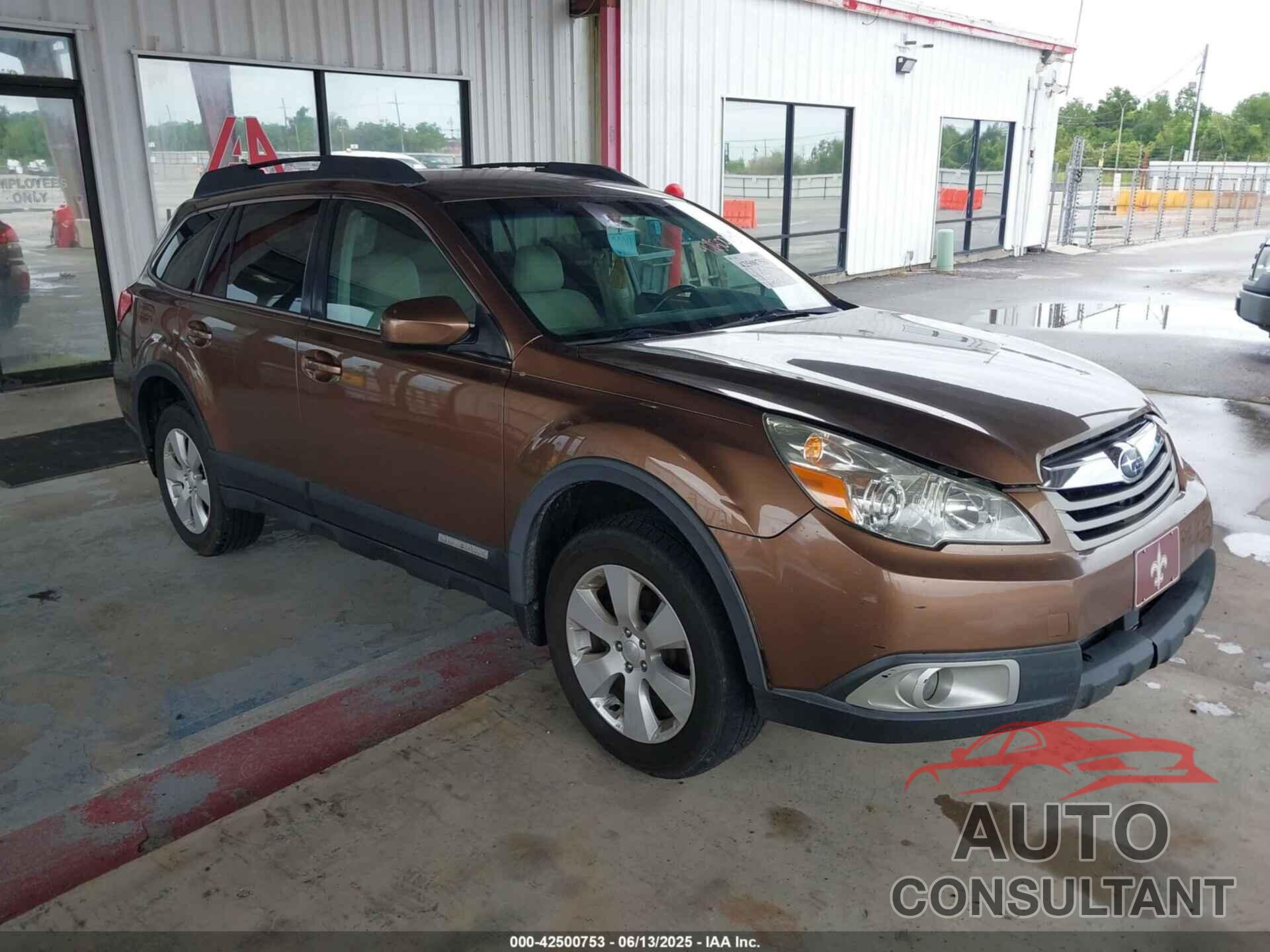 SUBARU OUTBACK 2011 - 4S4BRBCC7B3408492