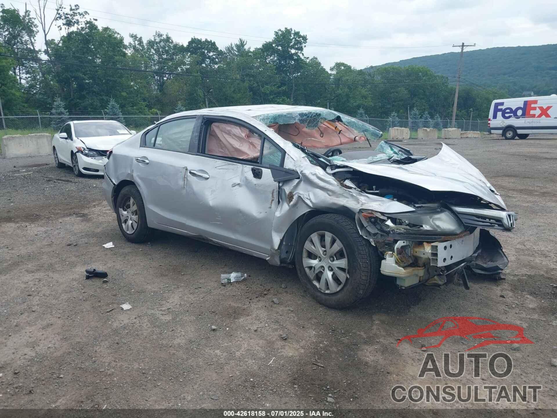 HONDA CIVIC 2012 - 19XFB2F50CE342515