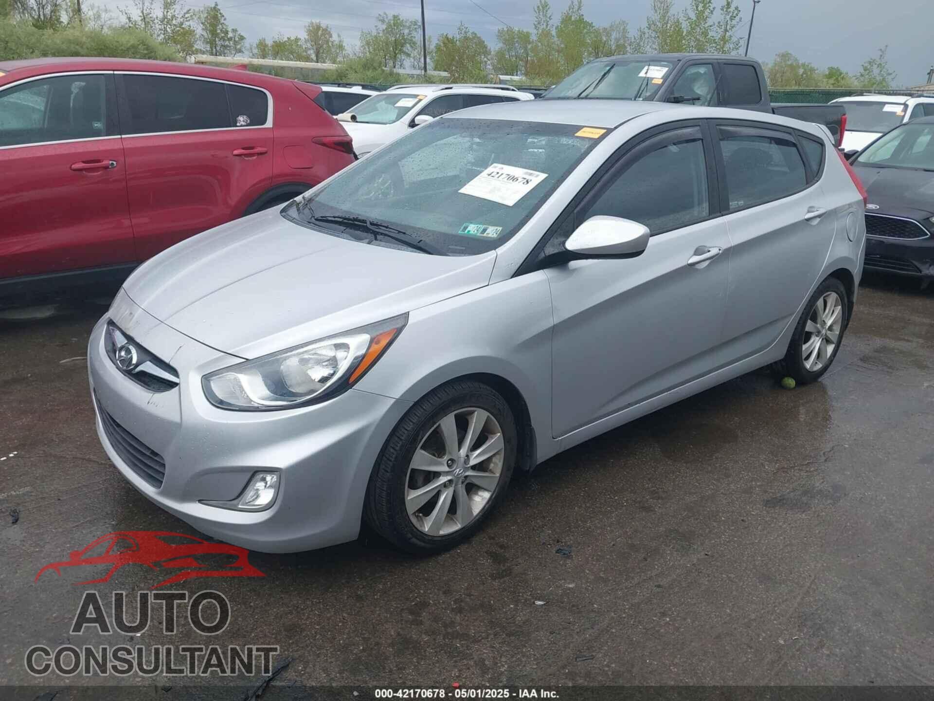 HYUNDAI ACCENT 2012 - KMHCU5AE0CU054285