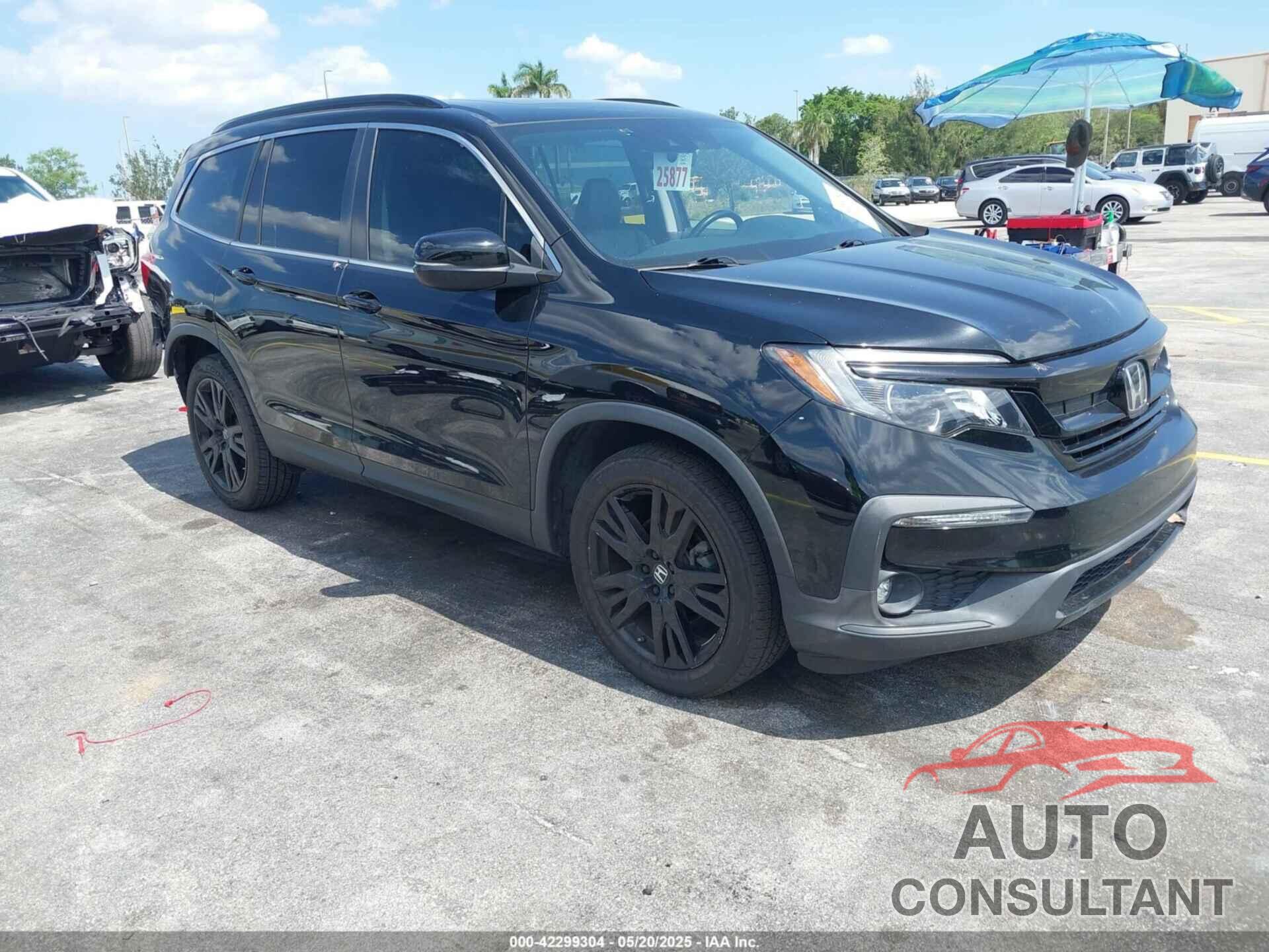 HONDA PILOT 2021 - 5FNYF6H26MB093835