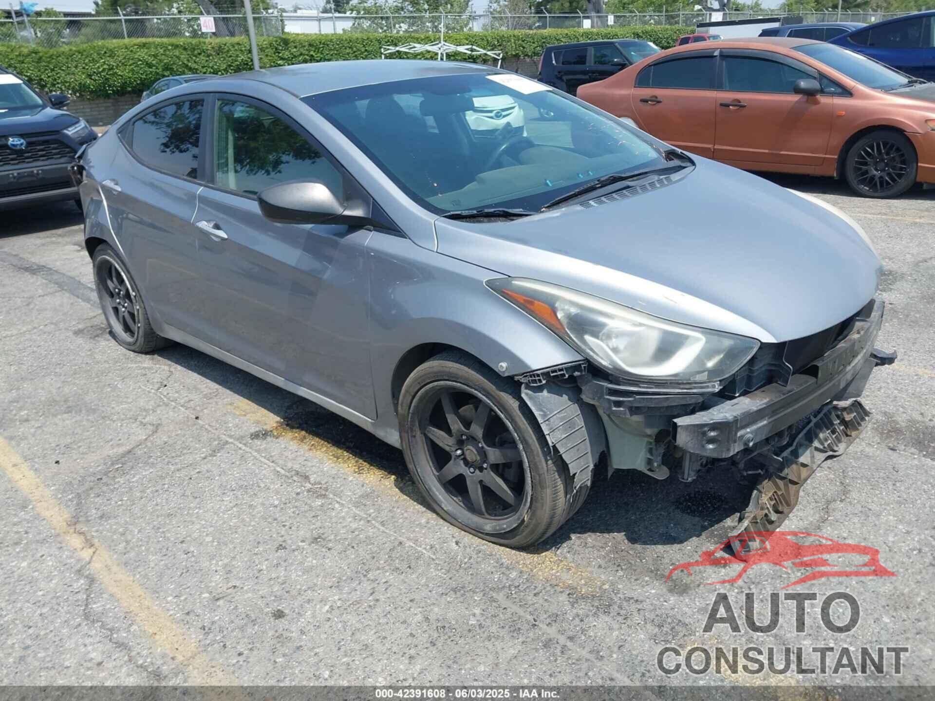 HYUNDAI ELANTRA 2014 - KMHDH4AE2EU119482