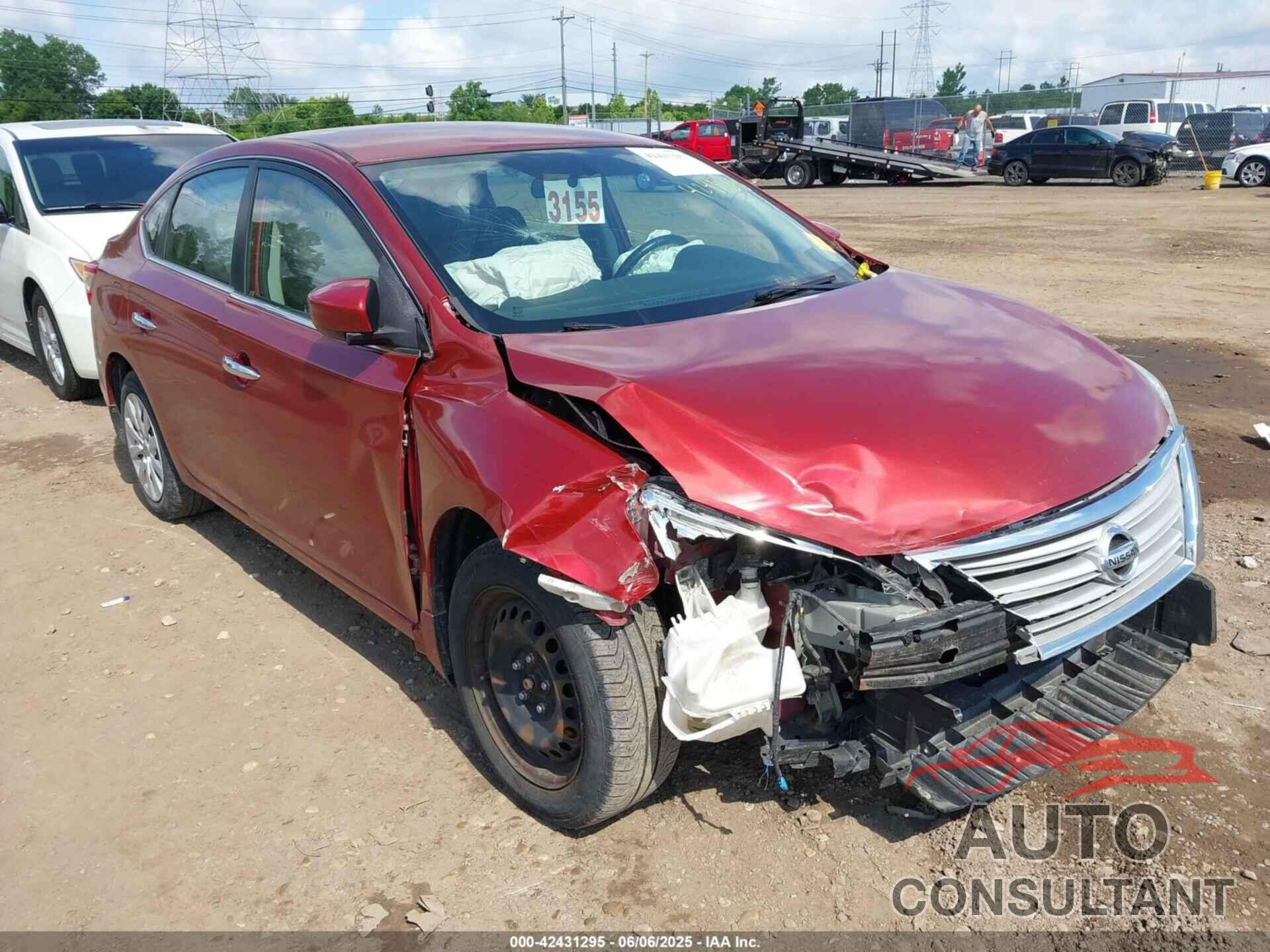 NISSAN SENTRA 2015 - 3N1AB7AP7FY300221