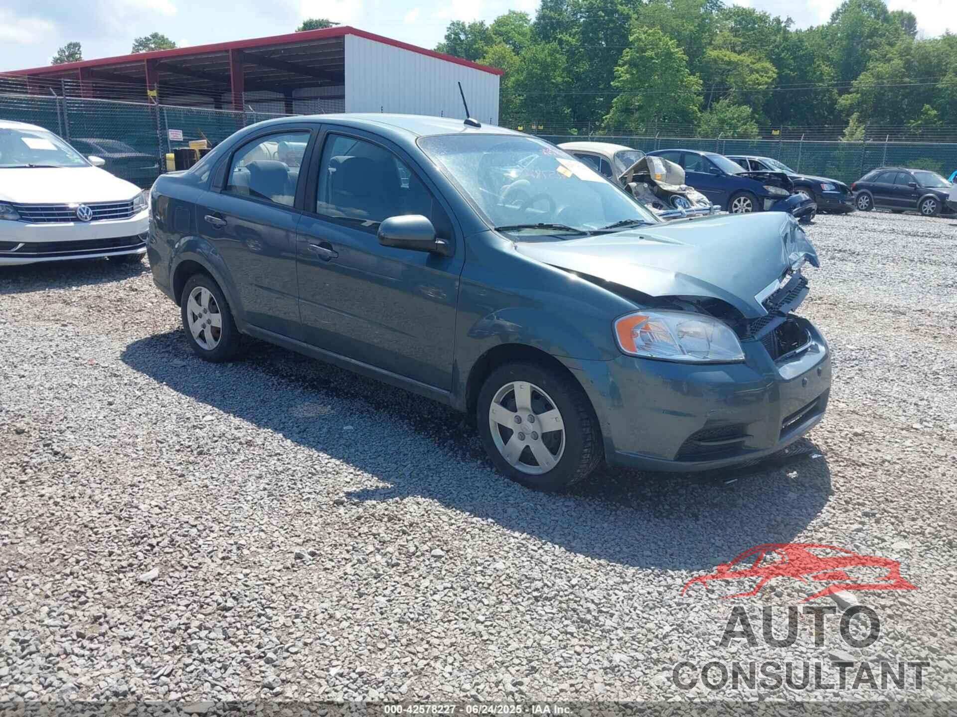 CHEVROLET AVEO 2011 - KL1TD5DE8BB147301