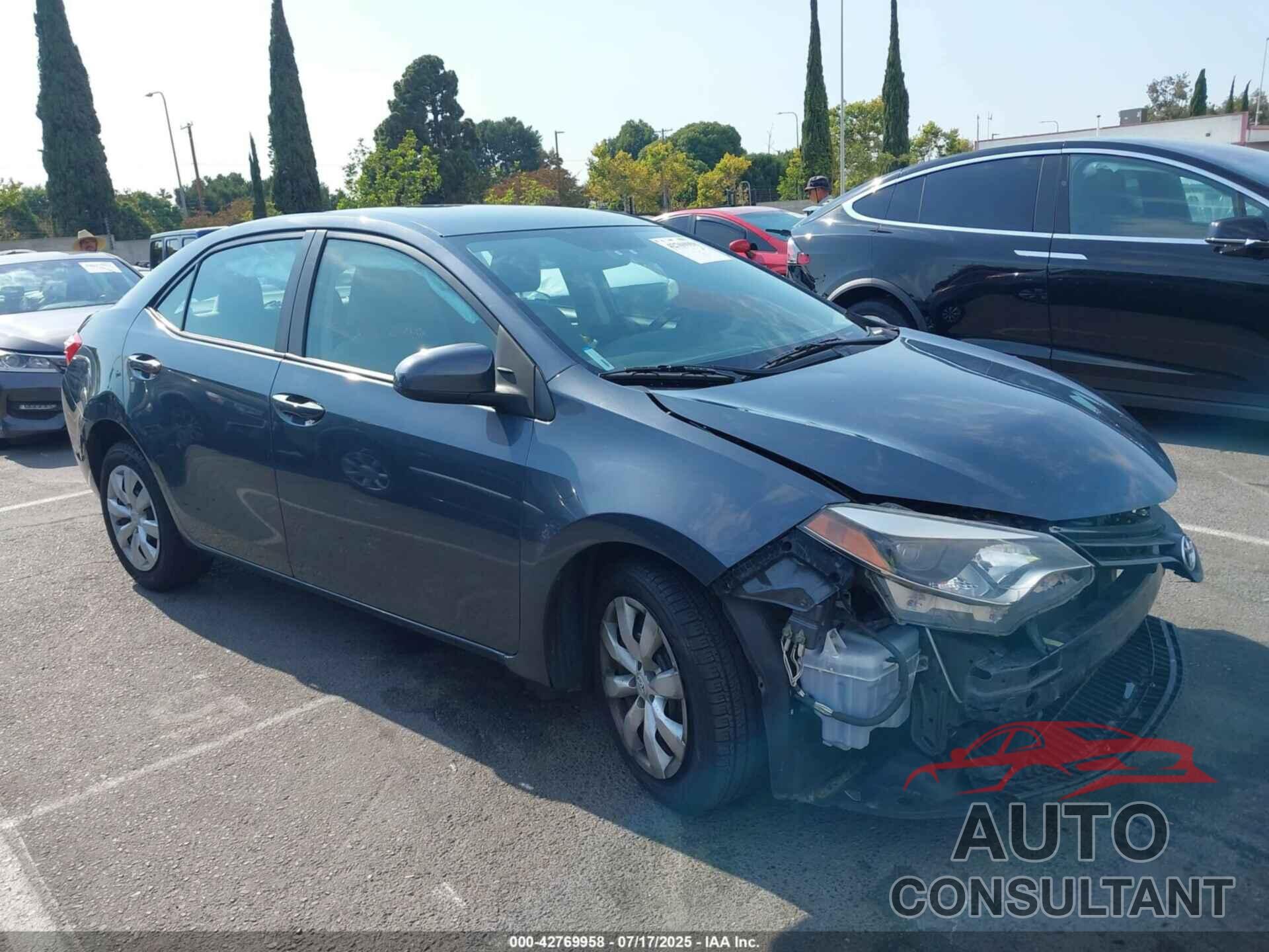 TOYOTA COROLLA 2014 - 5YFBURHE8EP061370