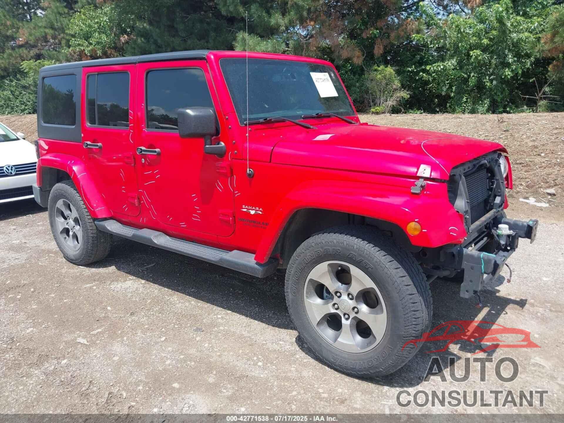 JEEP WRANGLER UNLIMITED 2017 - 1C4BJWEG5HL734111