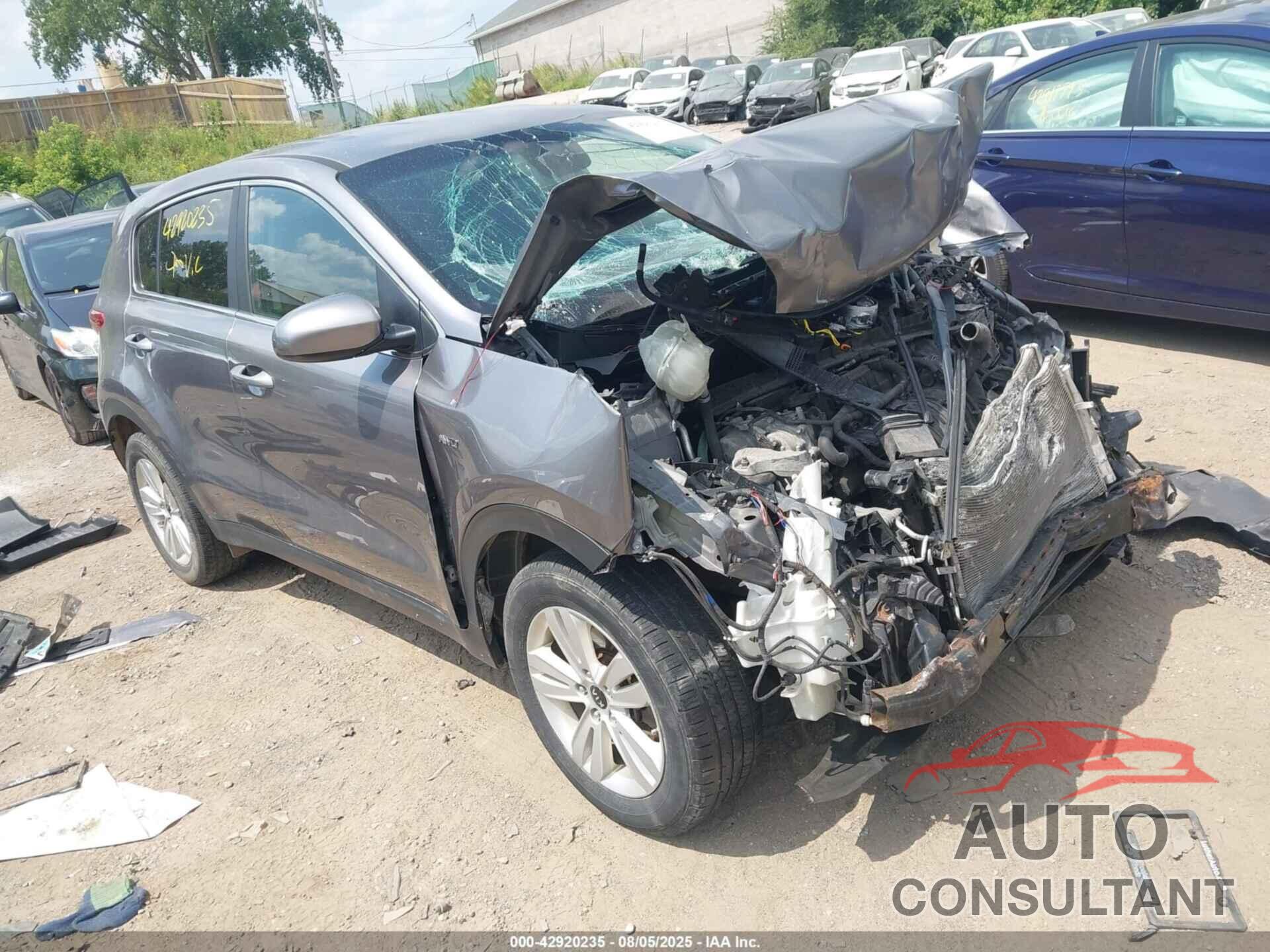 KIA SPORTAGE 2017 - KNDPMCACXH7255965