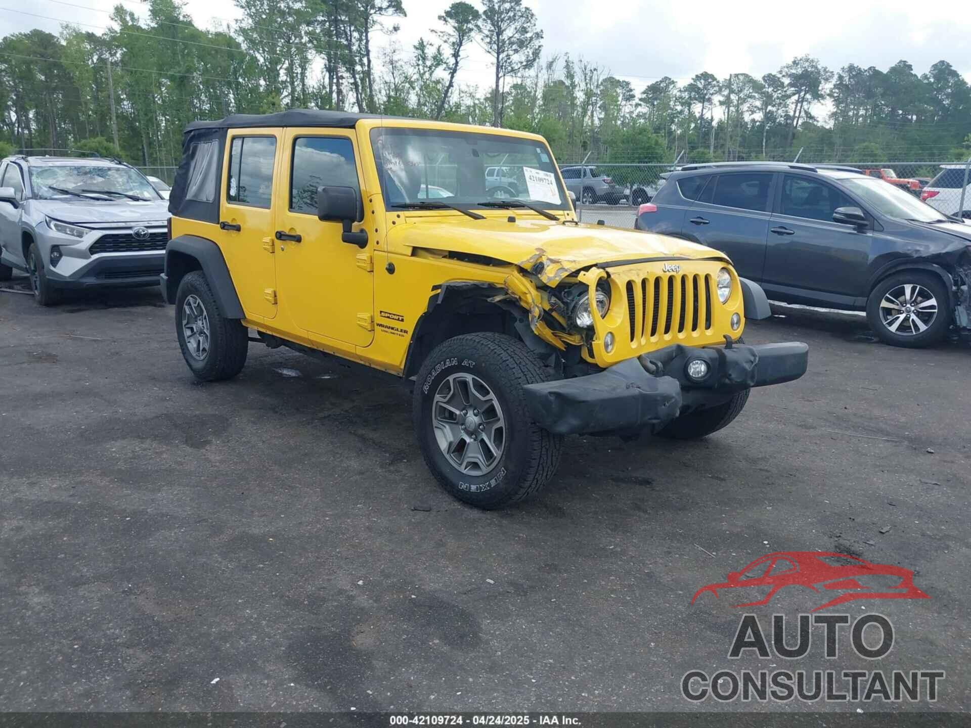 JEEP WRANGLER UNLIMITED 2015 - 1C4BJWDG2FL643375