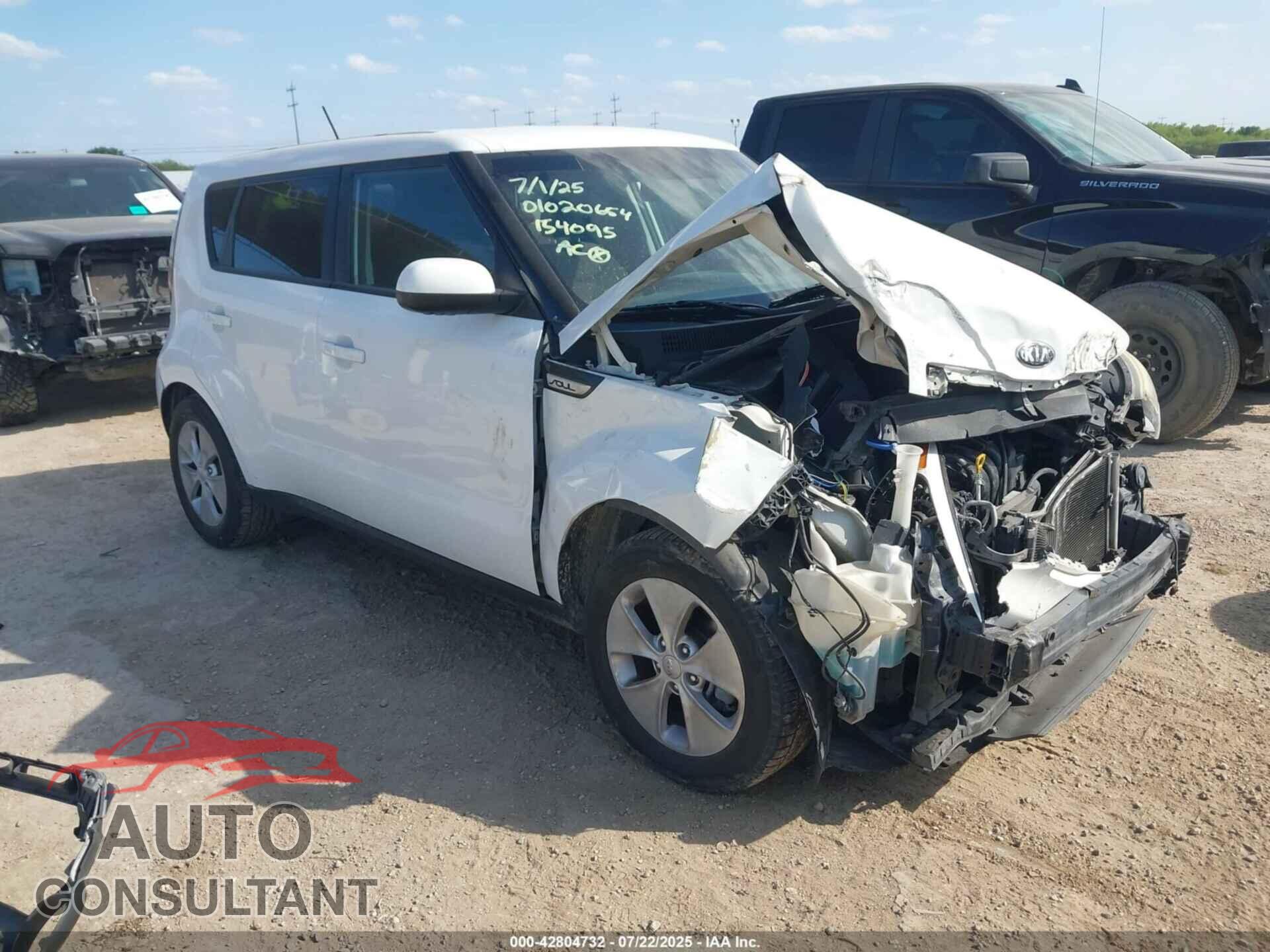 KIA SOUL 2015 - KNDJN2A22F7154095