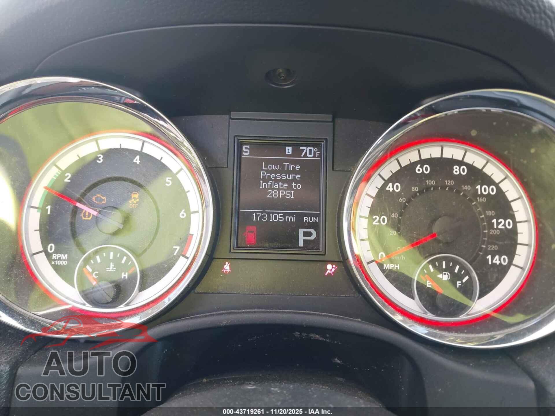 DODGE DURANGO 2013 - 1C4RDHAG4DC662156