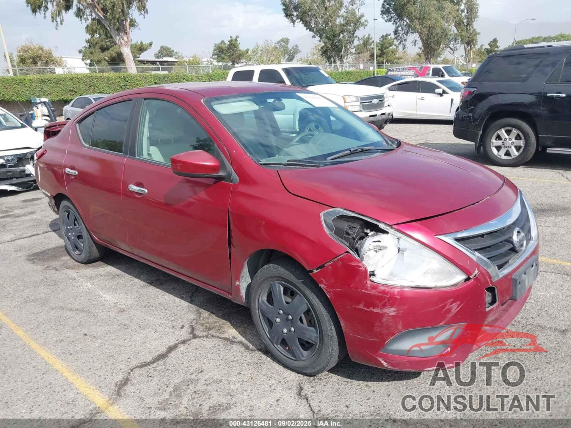 NISSAN VERSA 2016 - 3N1CN7APXGL807032