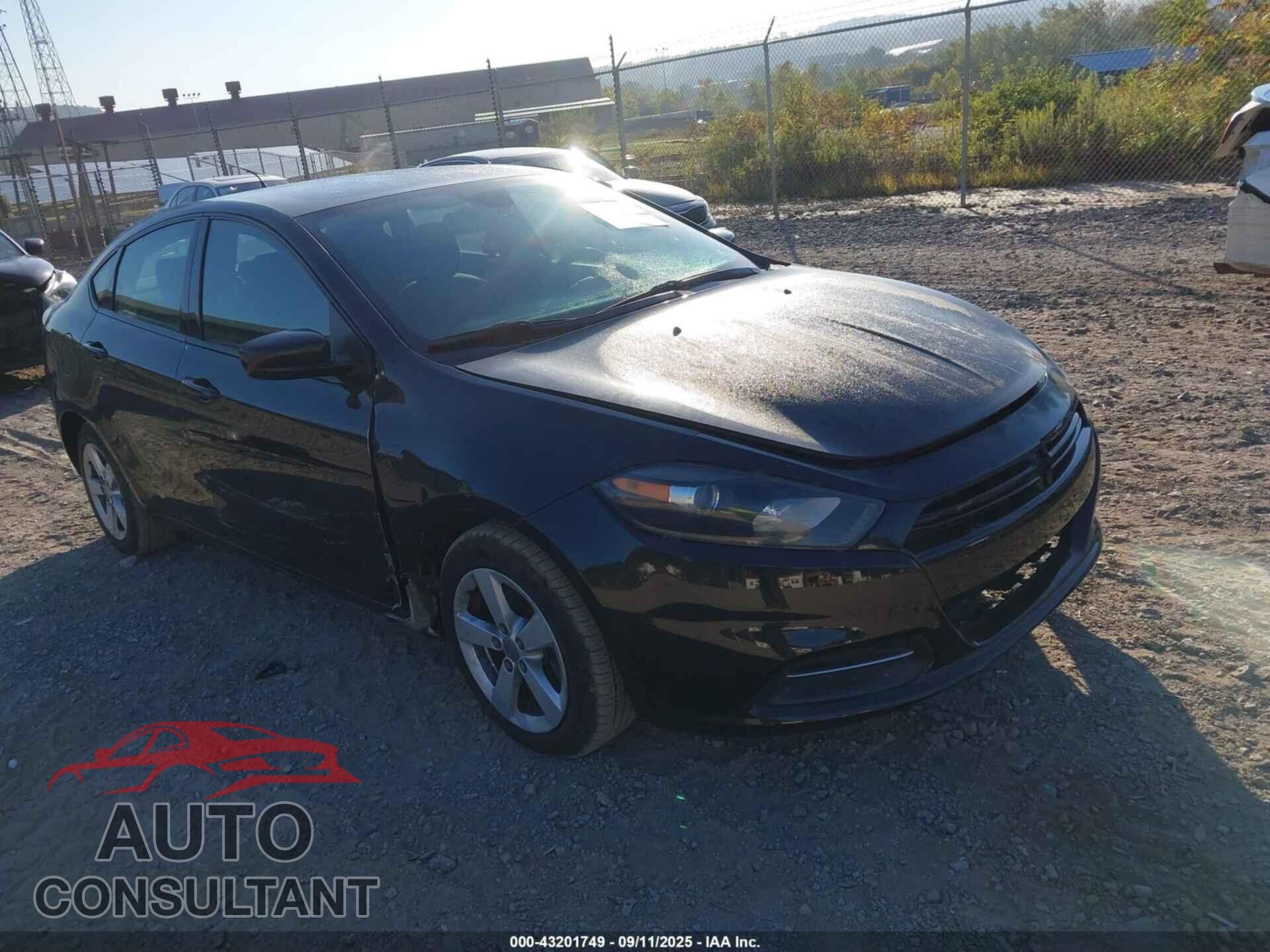 DODGE DART 2015 - 1C3CDFBB6FD251498