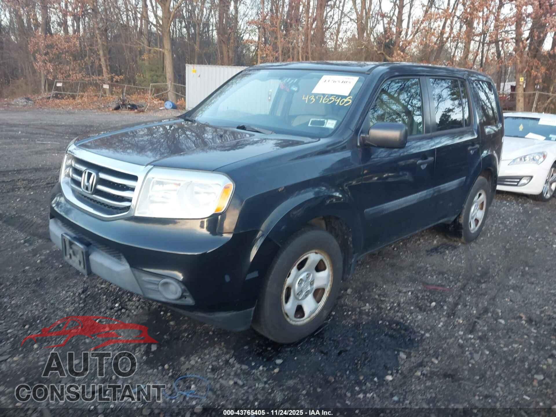 HONDA PILOT 2013 - 5FNYF4H20DB004037