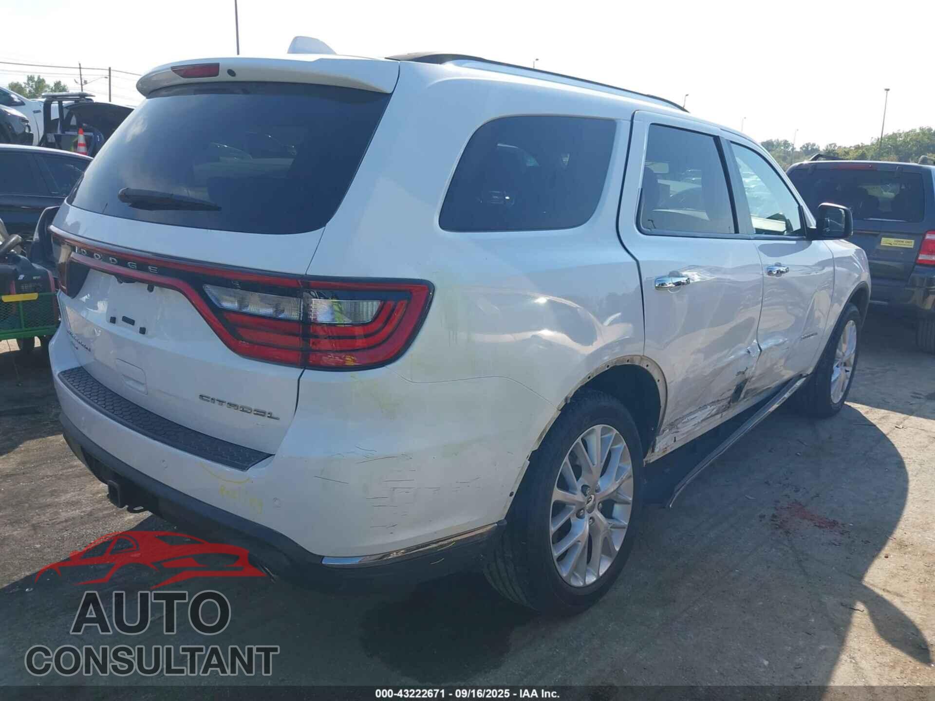DODGE DURANGO 2015 - 1C4RDJEG9FC832998