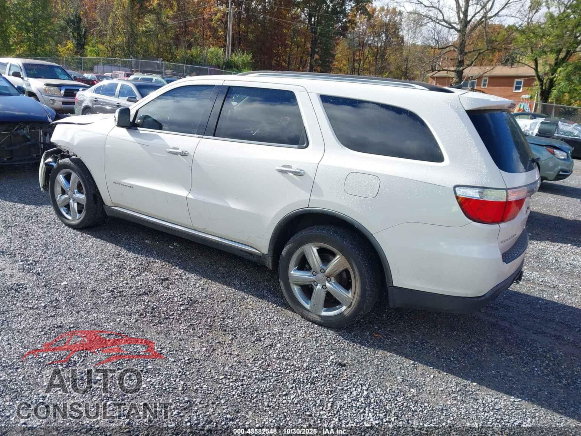 DODGE DURANGO 2012 - 1C4SDHETXCC105937