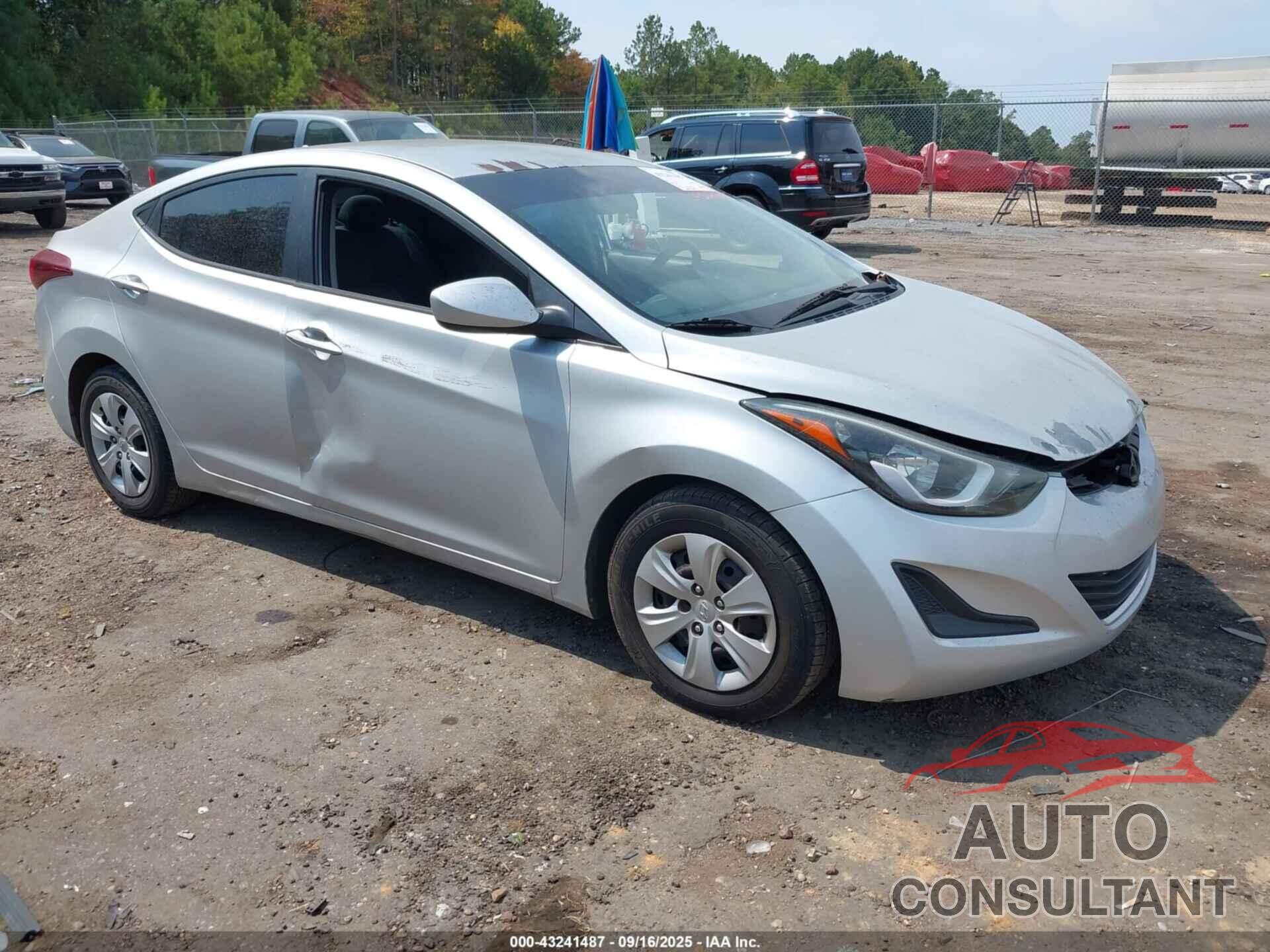 HYUNDAI ELANTRA 2016 - 5NPDH4AE1GH663618