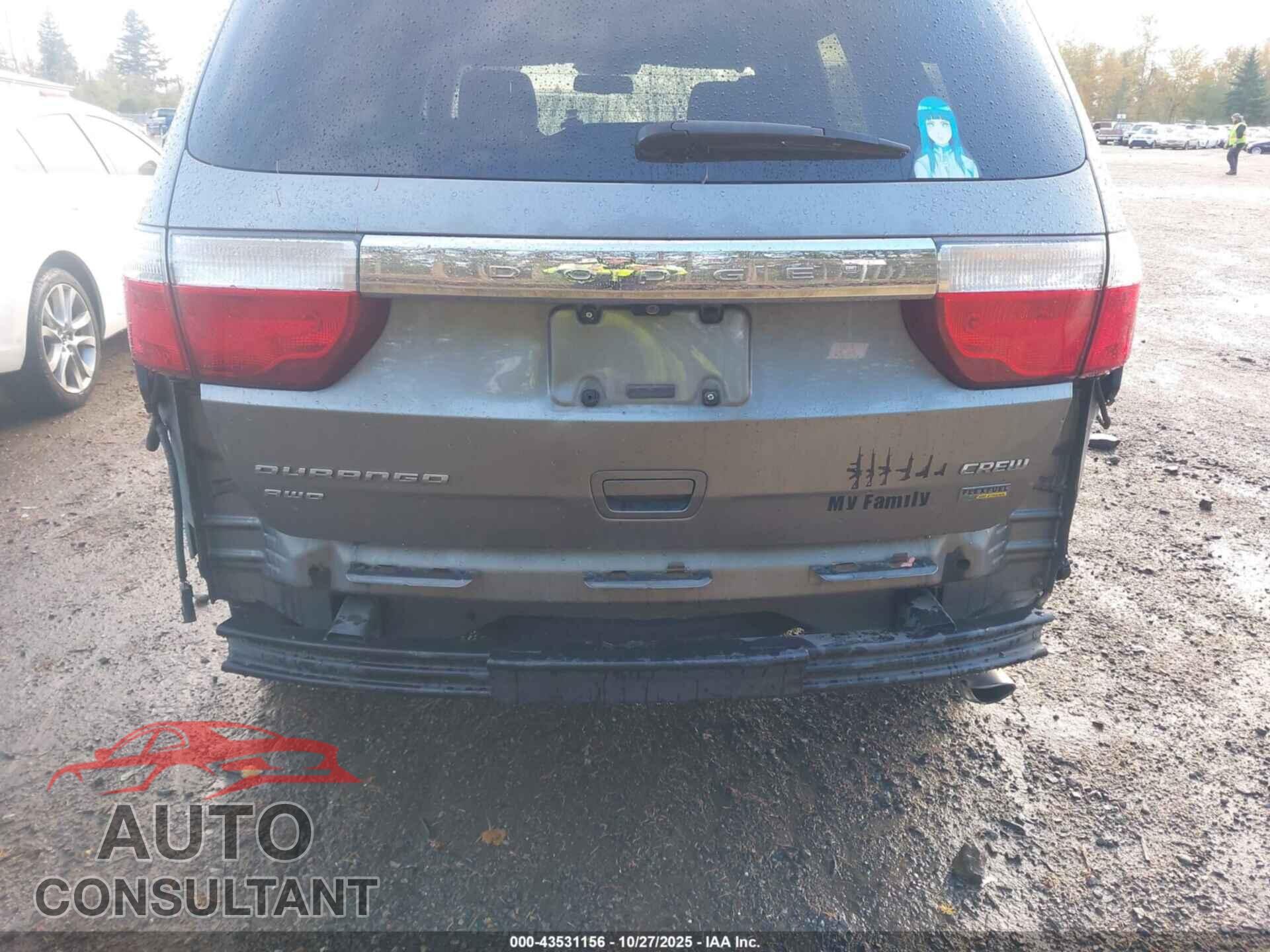 DODGE DURANGO 2011 - 1D4RE4GG9BC717116