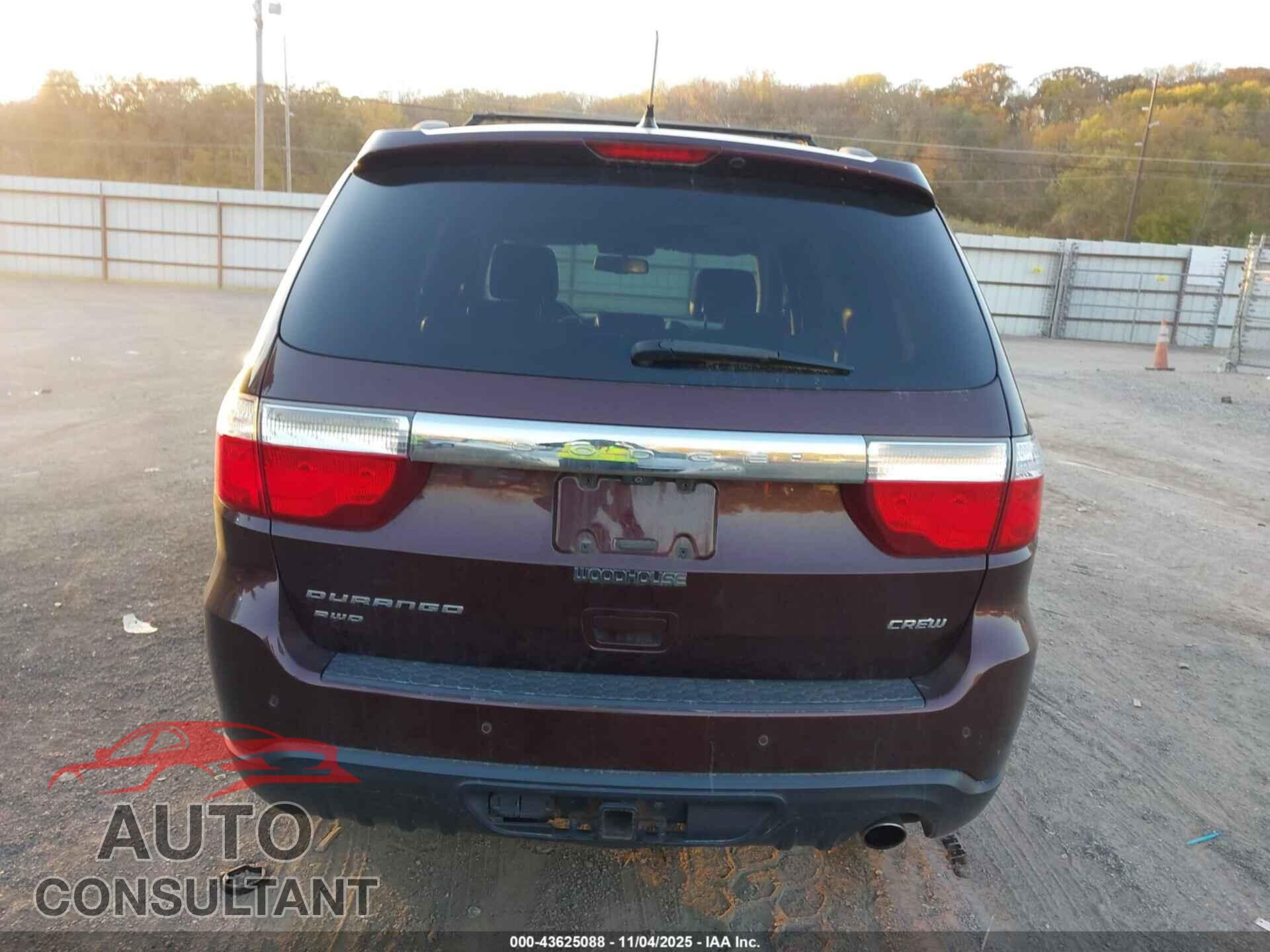 DODGE DURANGO 2012 - 1C4RDJDG2CC330931