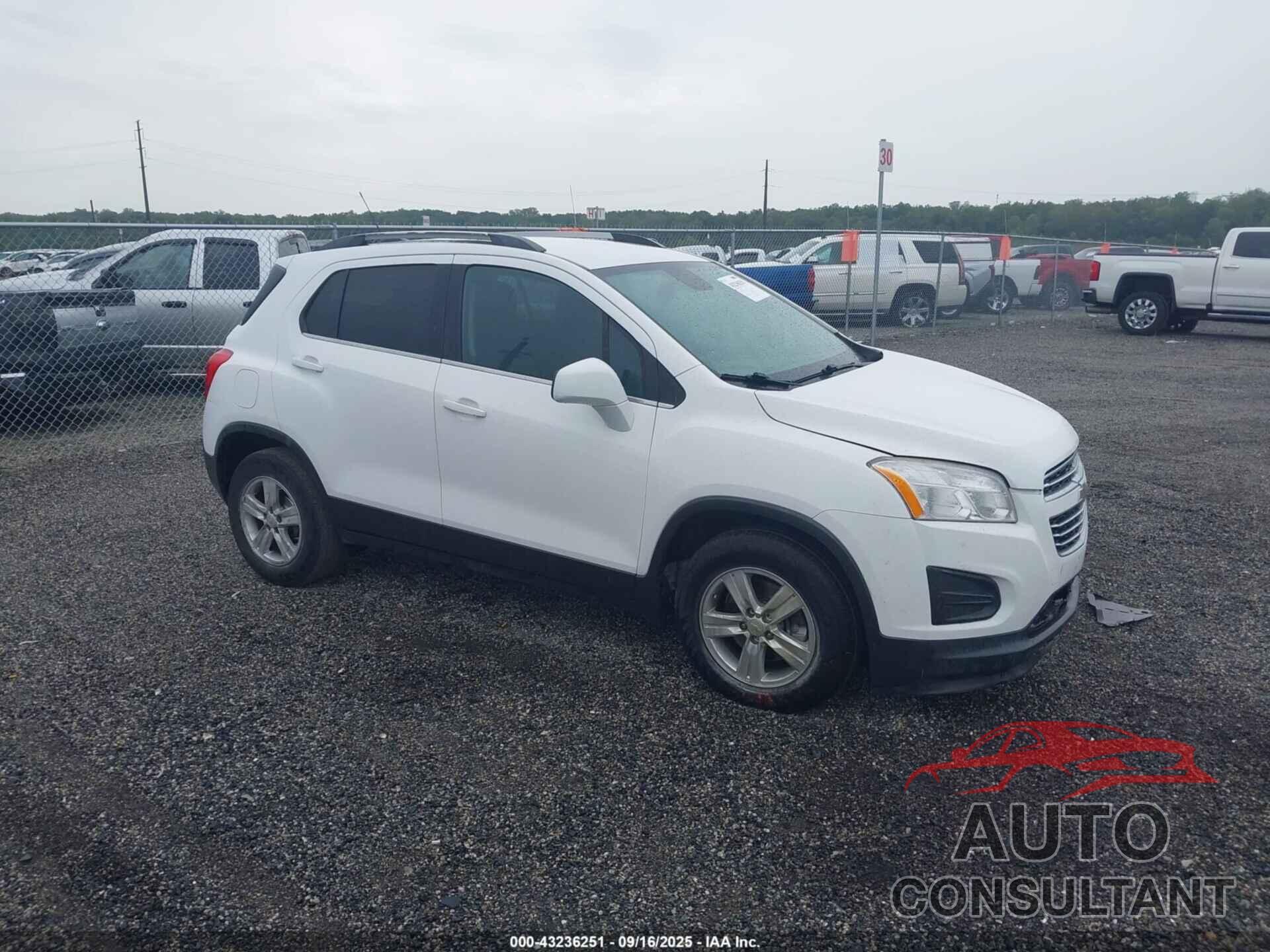 CHEVROLET TRAX 2015 - 3GNCJLSB4FL189815