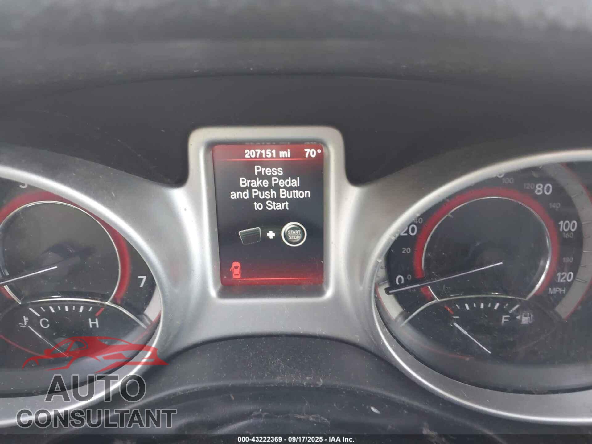 DODGE JOURNEY 2015 - 3C4PDCBG7FT742745