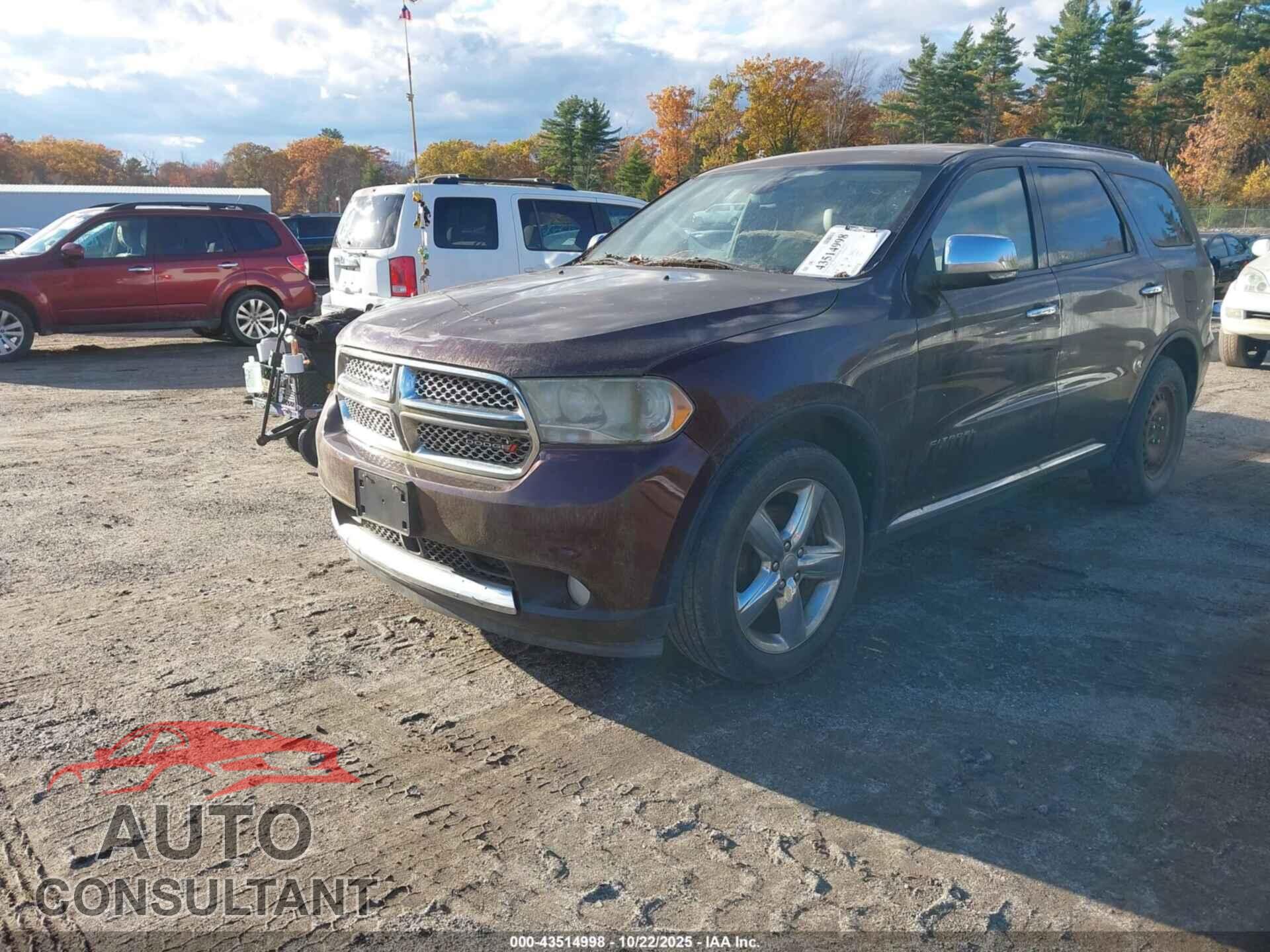 DODGE DURANGO 2012 - 1C4SDJET0CC331072
