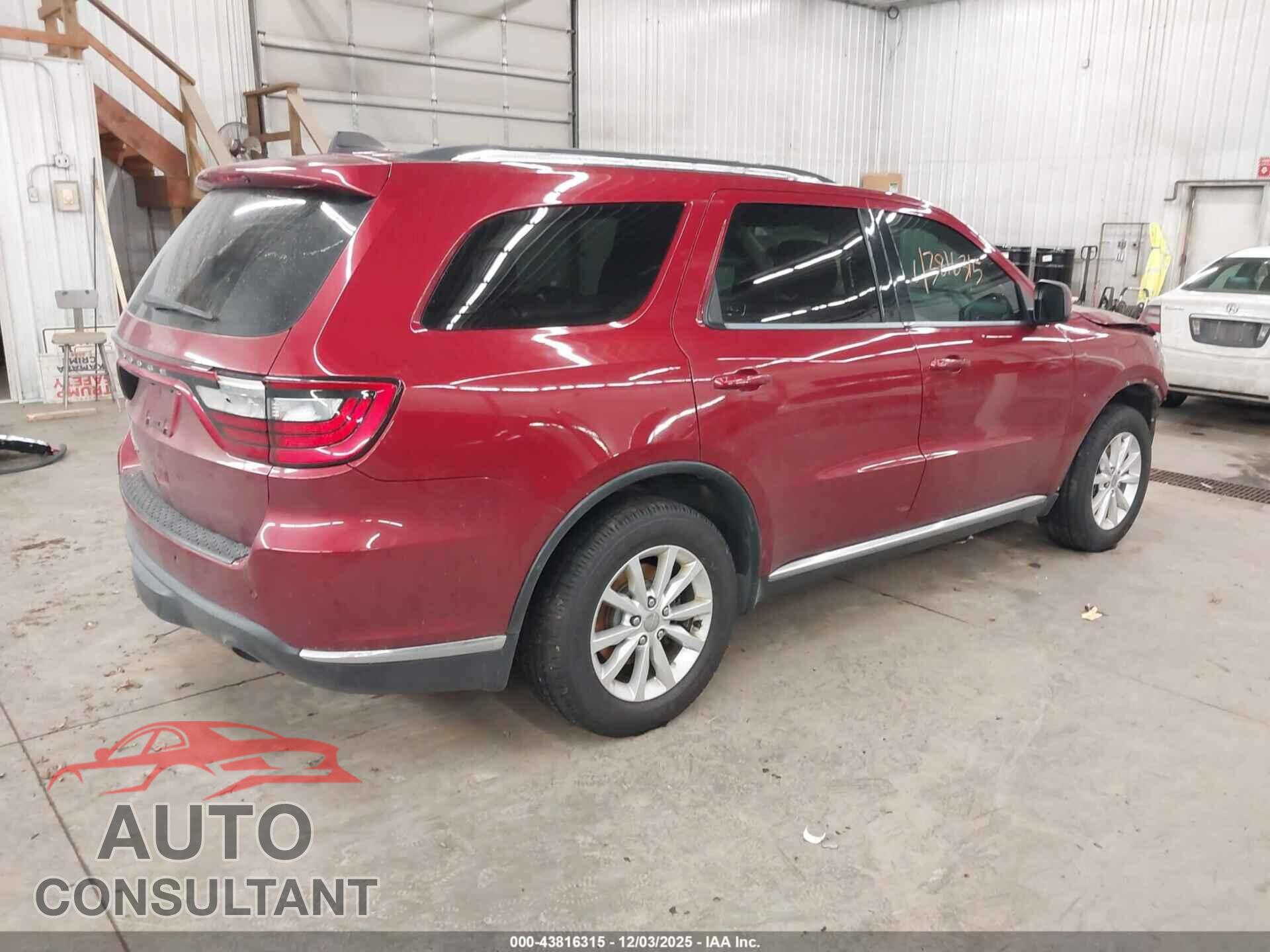 DODGE DURANGO 2014 - 1C4RDJAG9EC446344