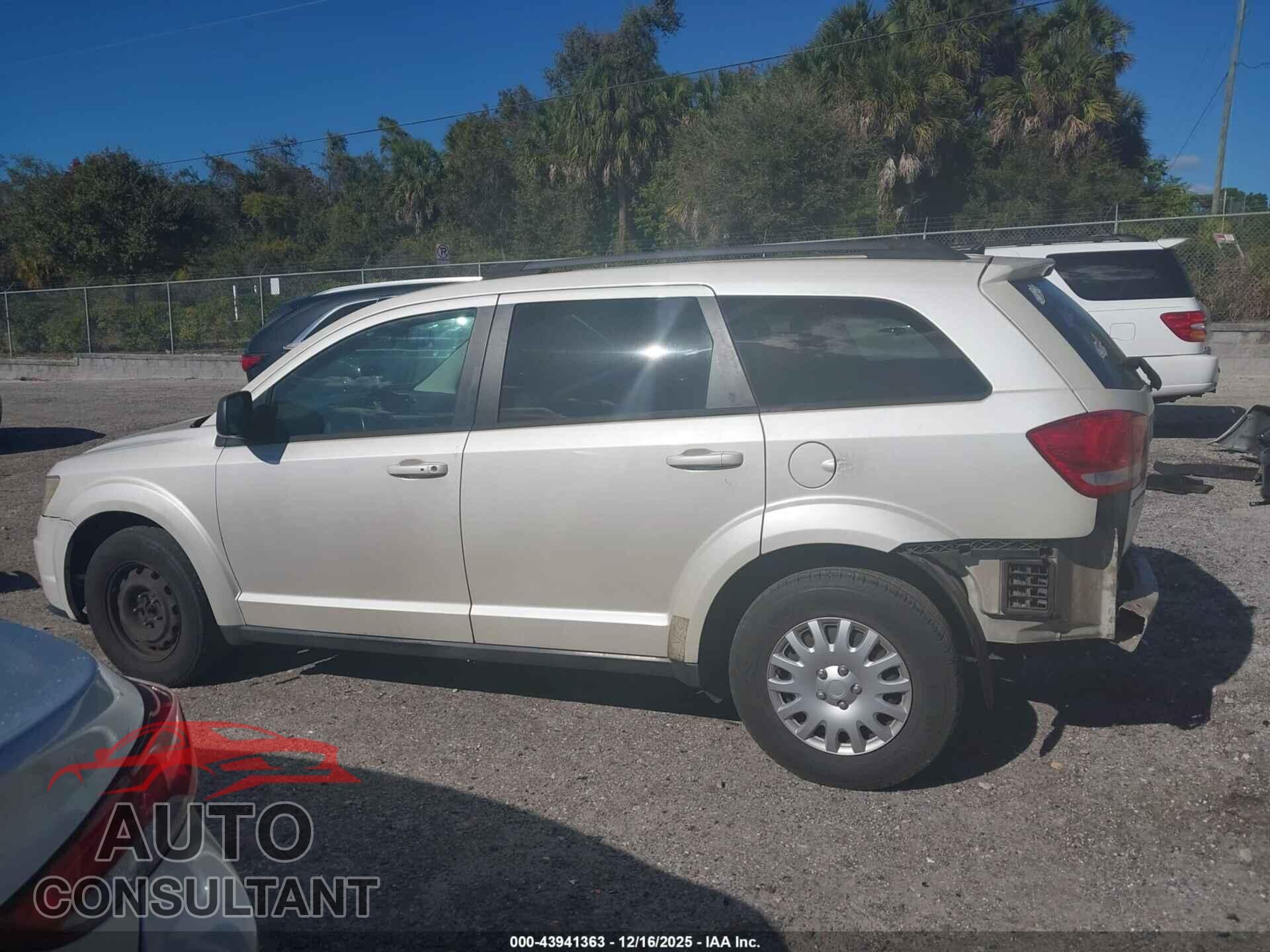 DODGE JOURNEY 2012 - 3C4PDCAB0CT319944