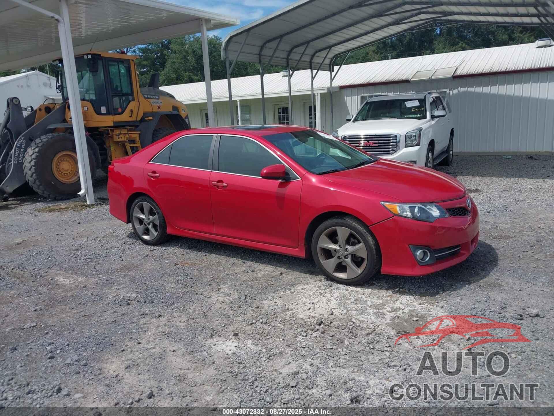 TOYOTA CAMRY 2012 - 4T1BF1FK5CU617389