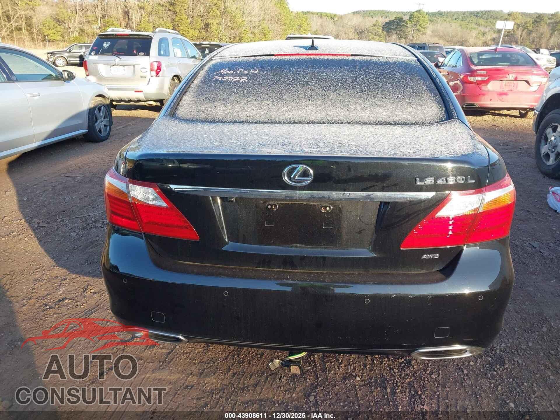 LEXUS LS 460 2012 - JTHDL1EF5C5004367
