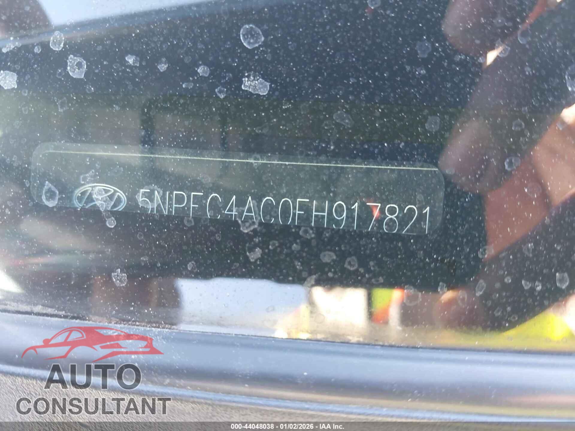 HYUNDAI SONATA 2014 - 5NPEC4AC0EH917821