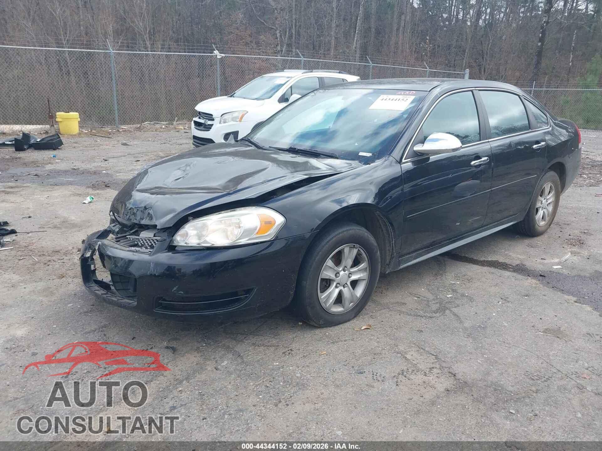 CHEVROLET IMPALA 2012 - 2G1WF5E37C1203509