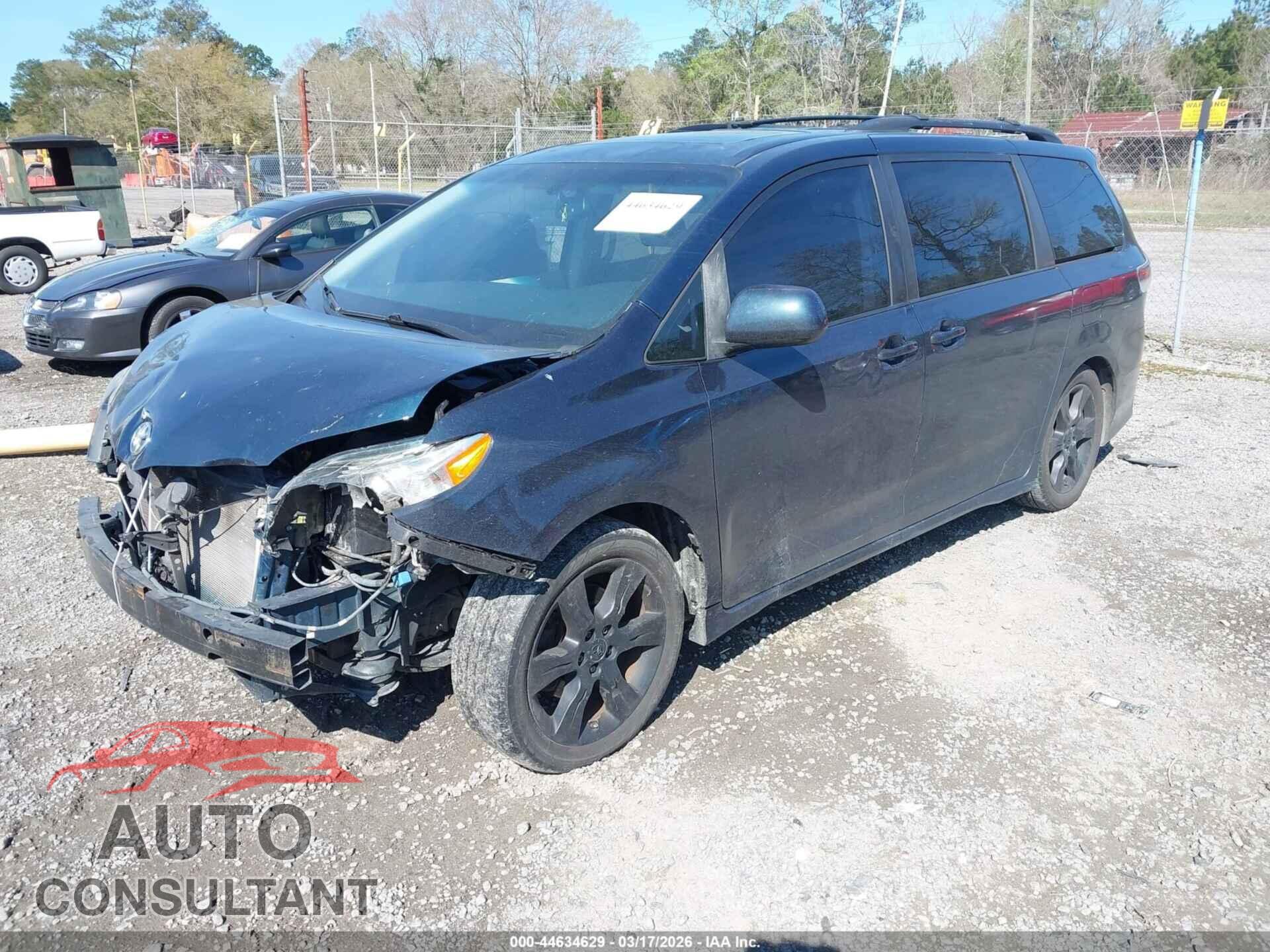 TOYOTA SIENNA 2012 - 5TDXK3DC5CS188773