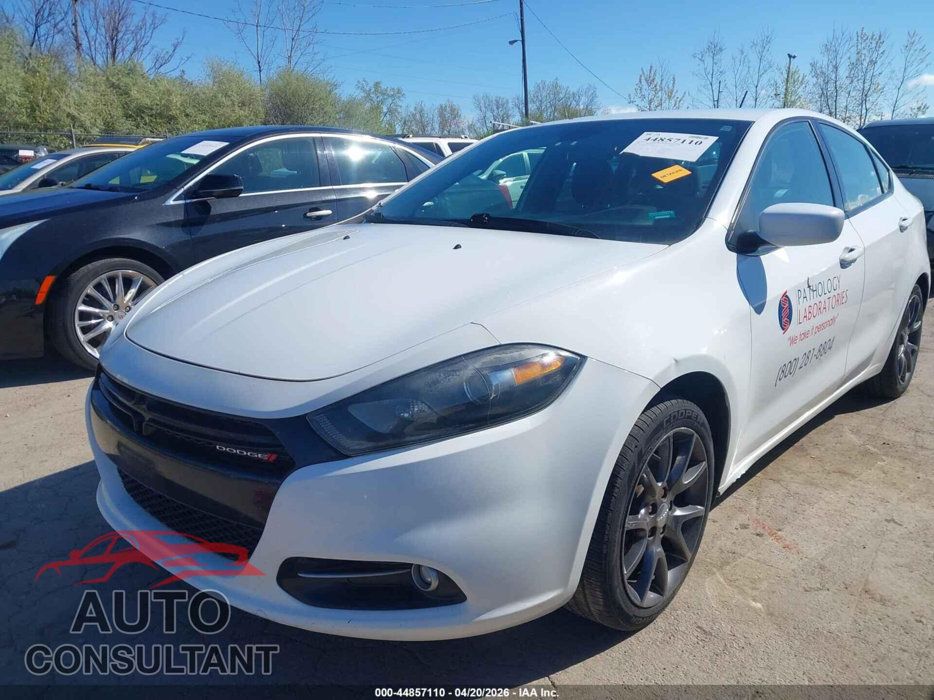DODGE DART 2016 - 1C3CDFFA3GD791359