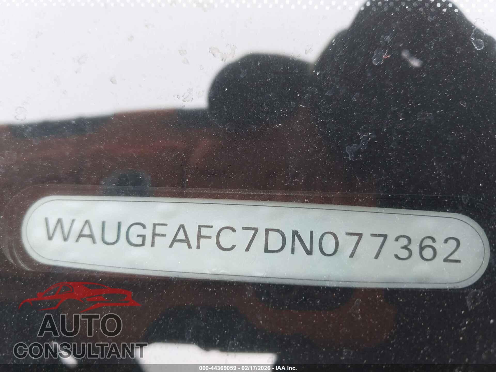 AUDI A6 2013 - WAUGFAFC7DN077362