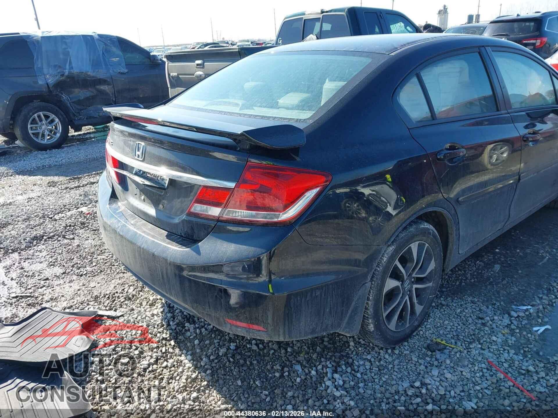 HONDA CIVIC 2013 - 19XFB2F96DE084327