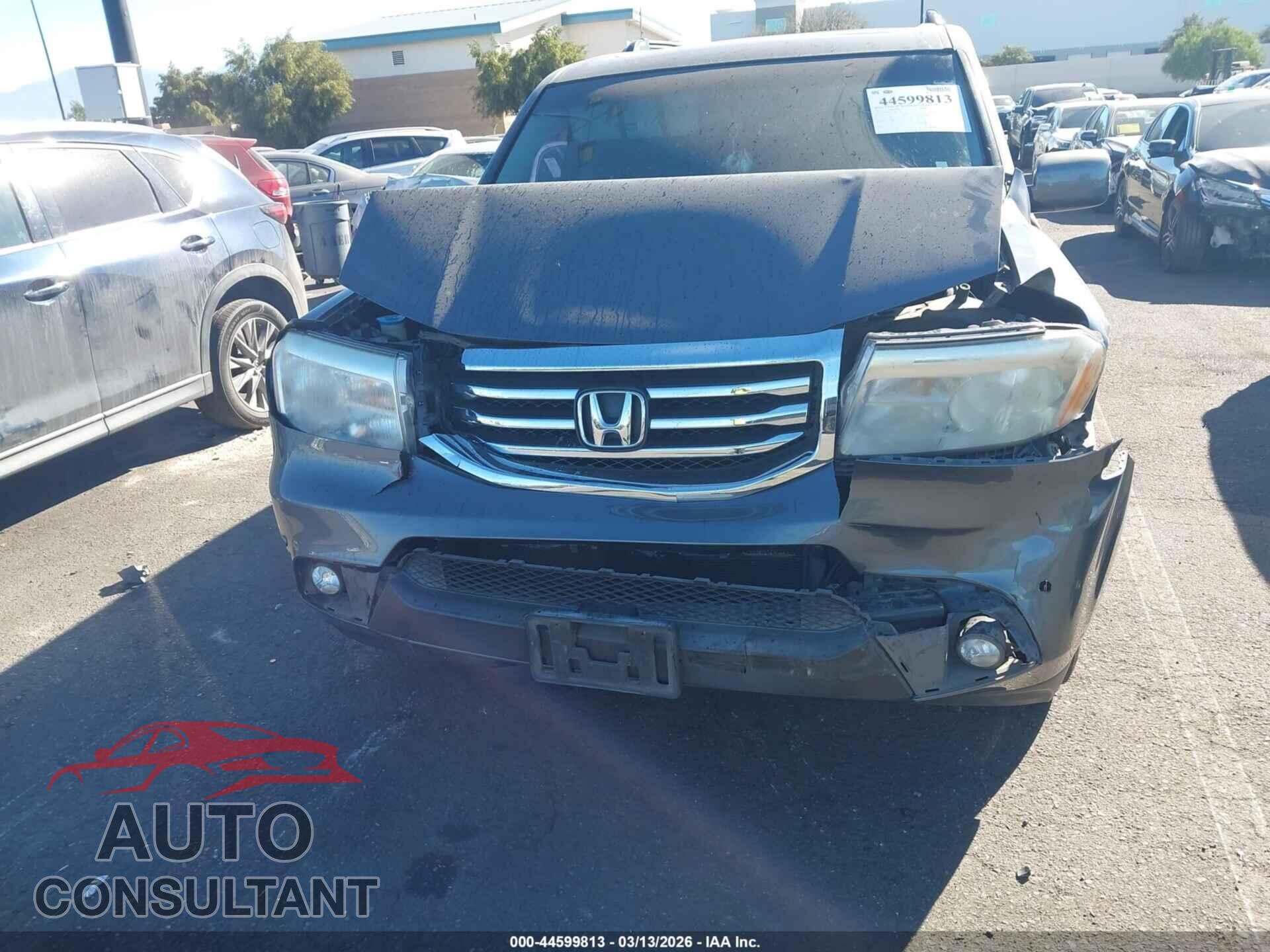 HONDA PILOT 2012 - 5FNYF3H9XCB013169