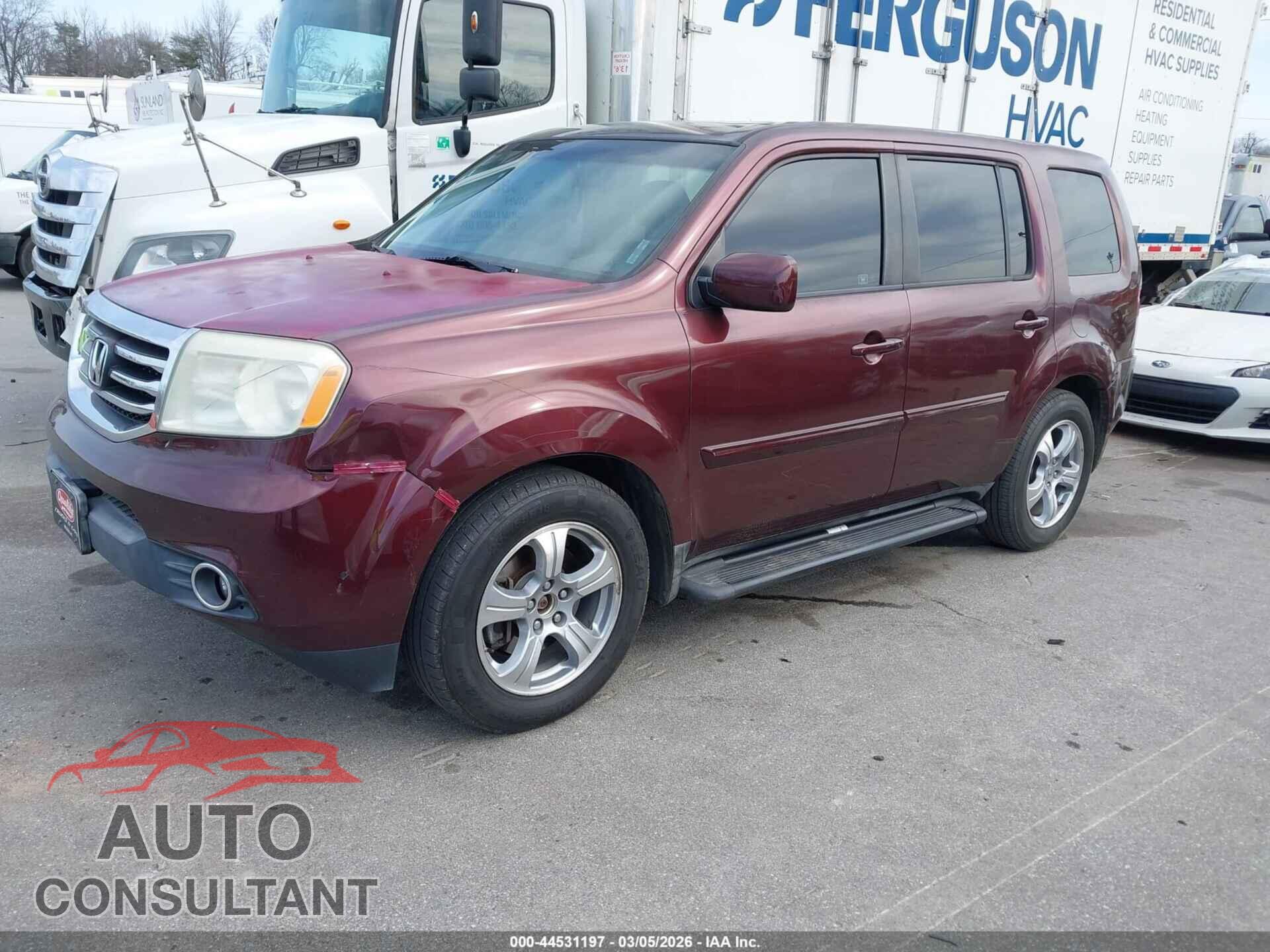 HONDA PILOT 2012 - 5FNYF4H79CB036561