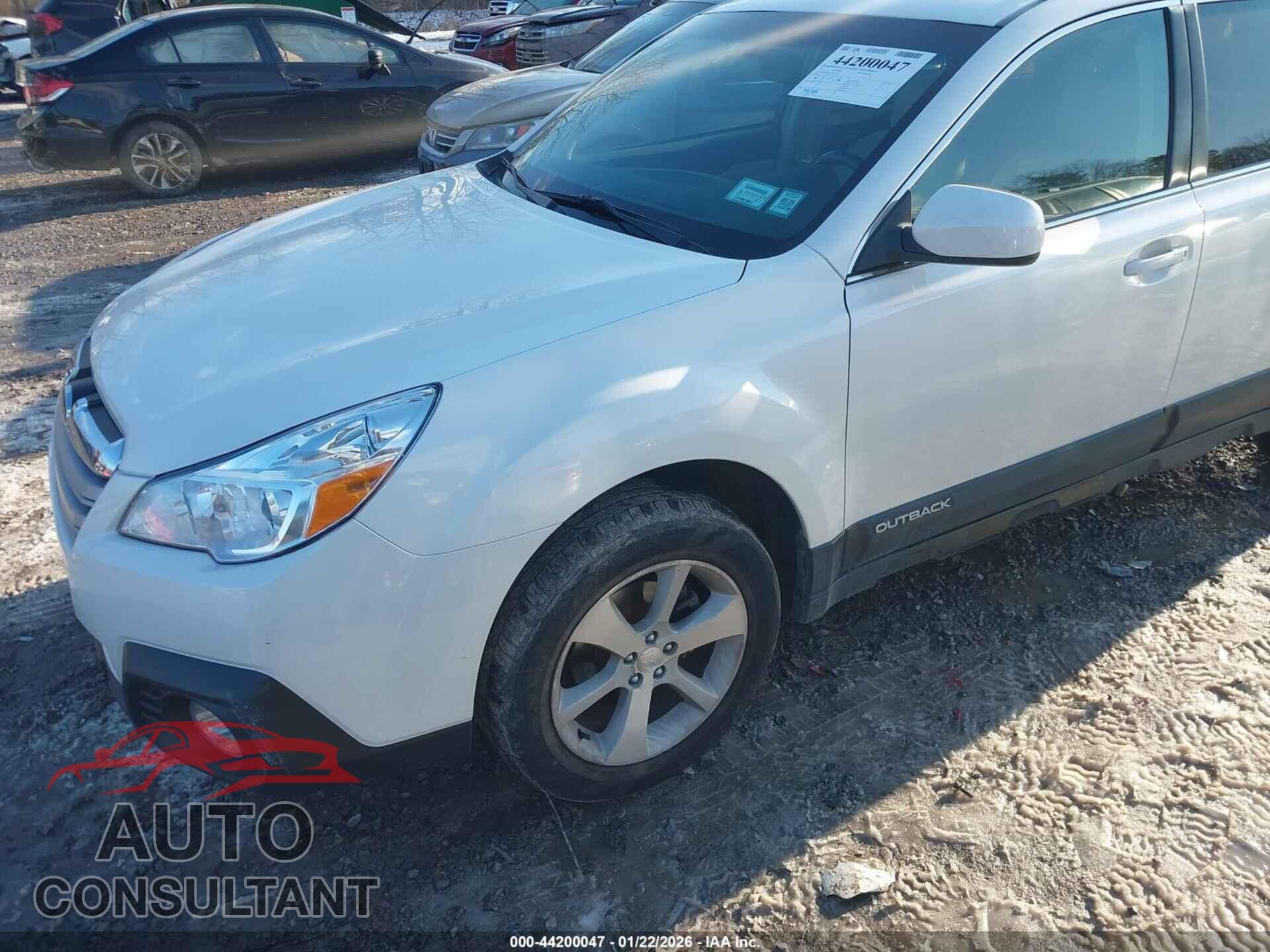 SUBARU OUTBACK 2013 - 4S4BRBKC2D3312841