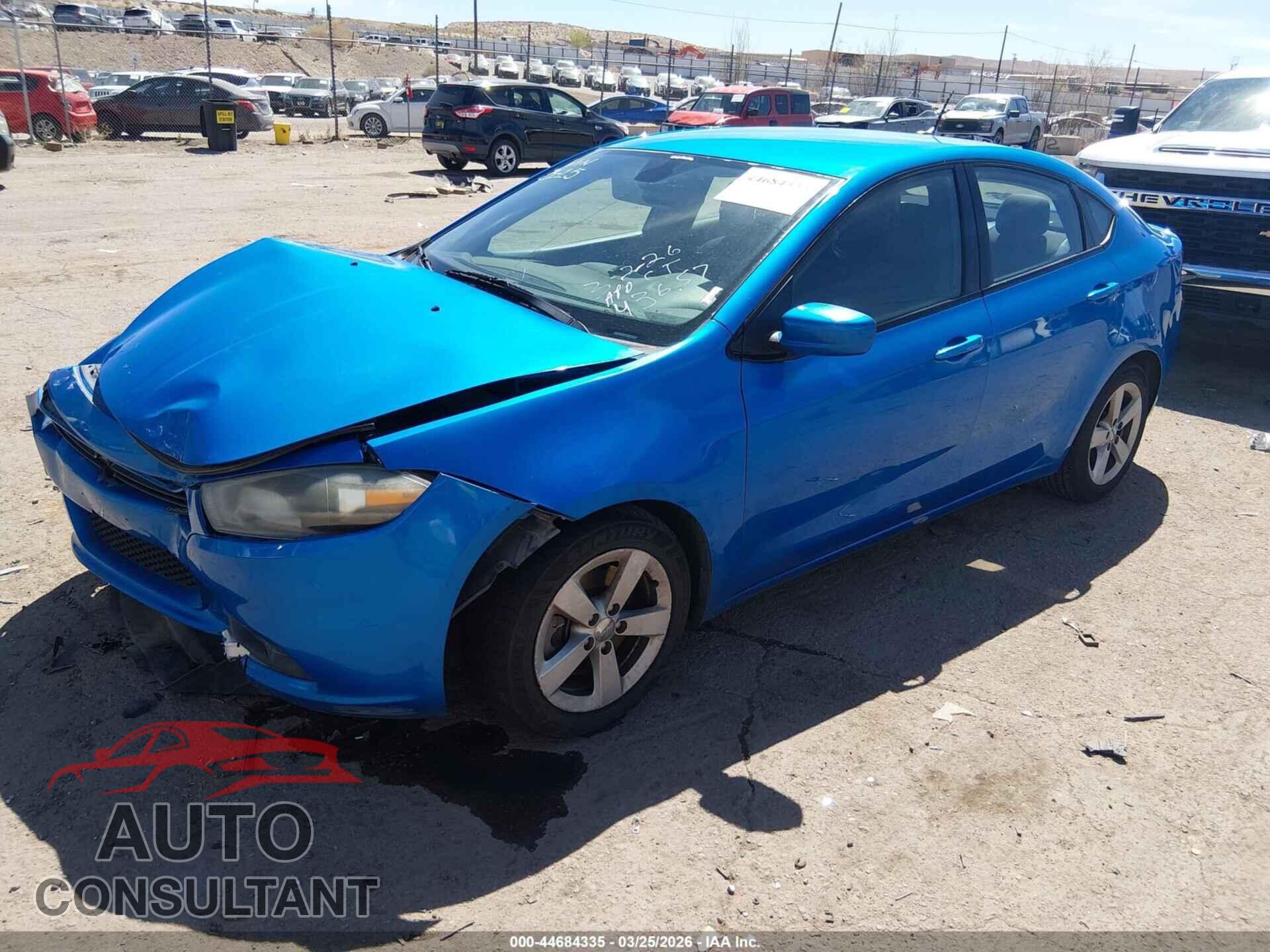 DODGE DART 2015 - 1C3CDFBBXFD351653