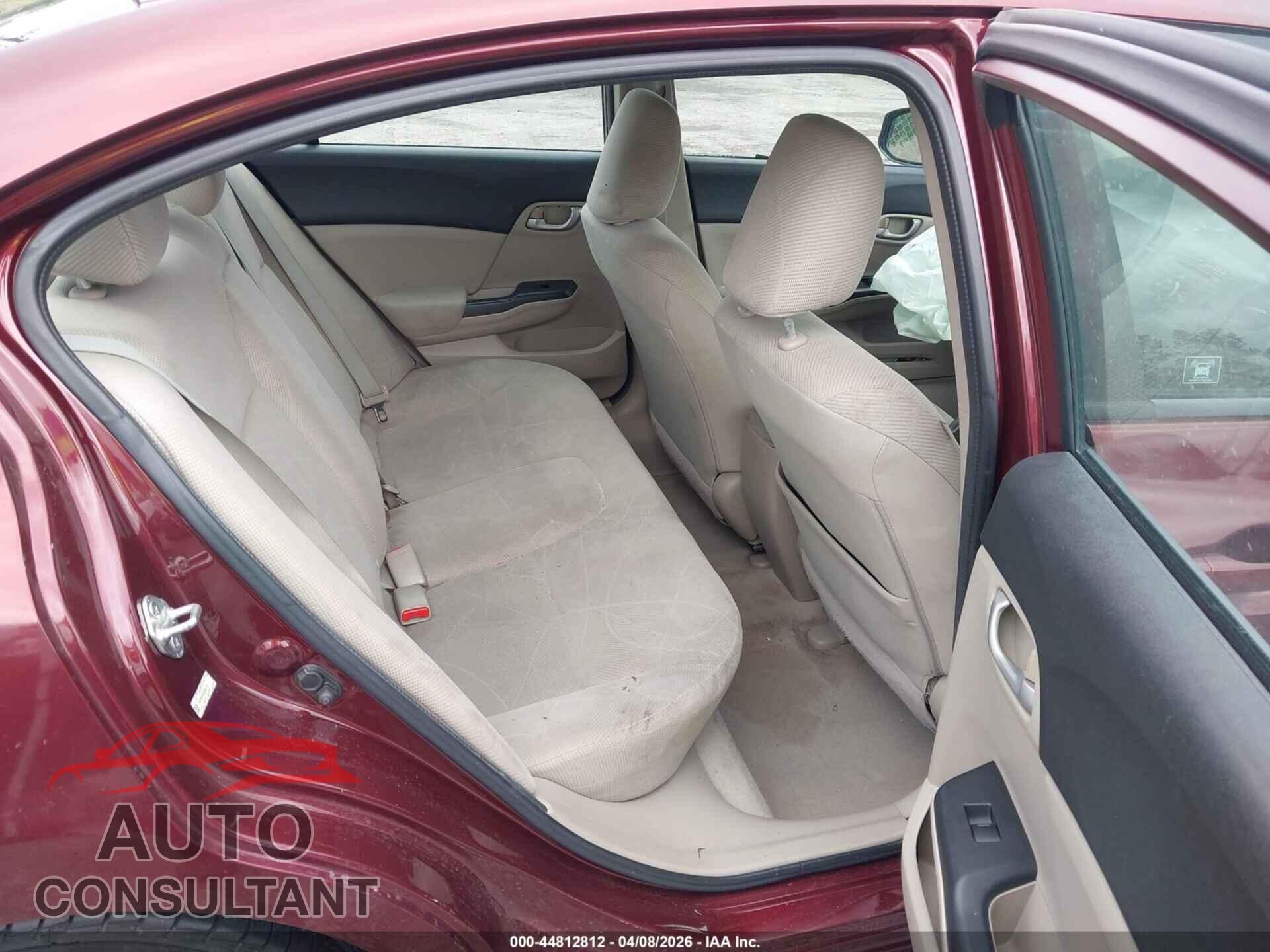 HONDA CIVIC 2012 - 19XFB2F53CE084720