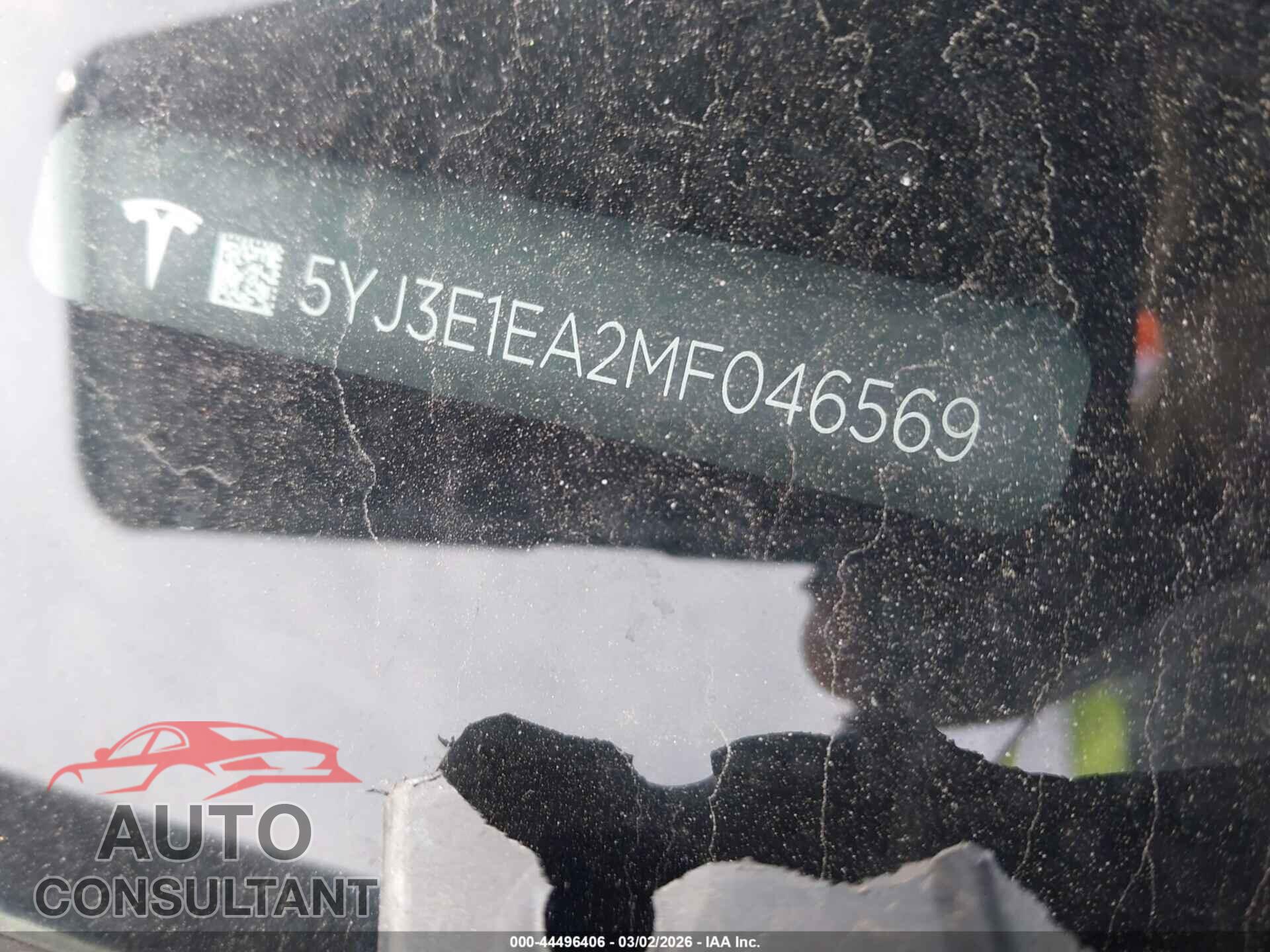 TESLA MODEL 3 2021 - 5YJ3E1EA2MF046569