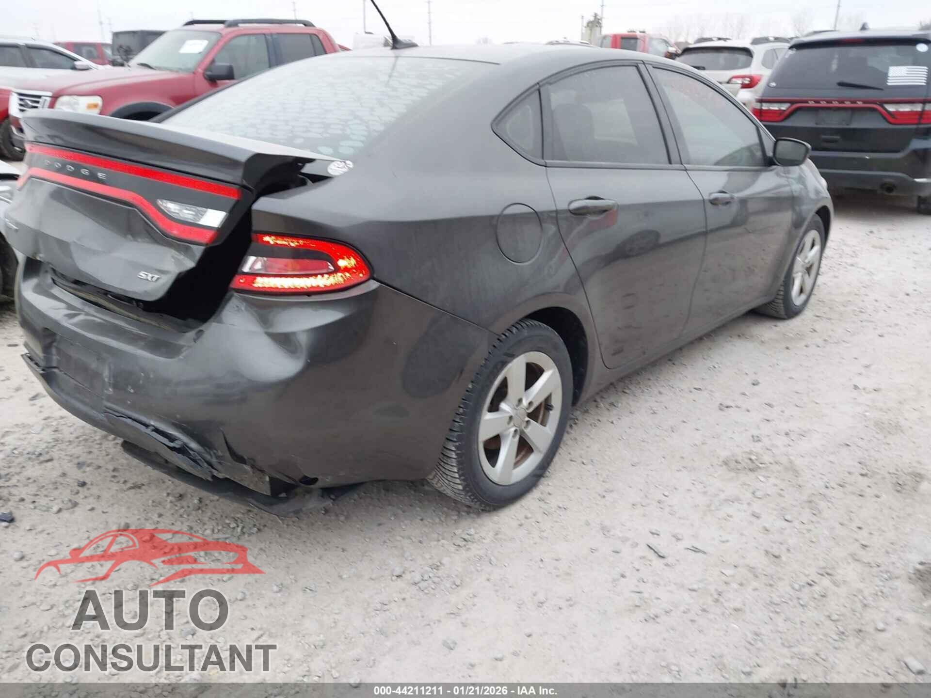 DODGE DART 2015 - 1C3CDFBB9FD226997