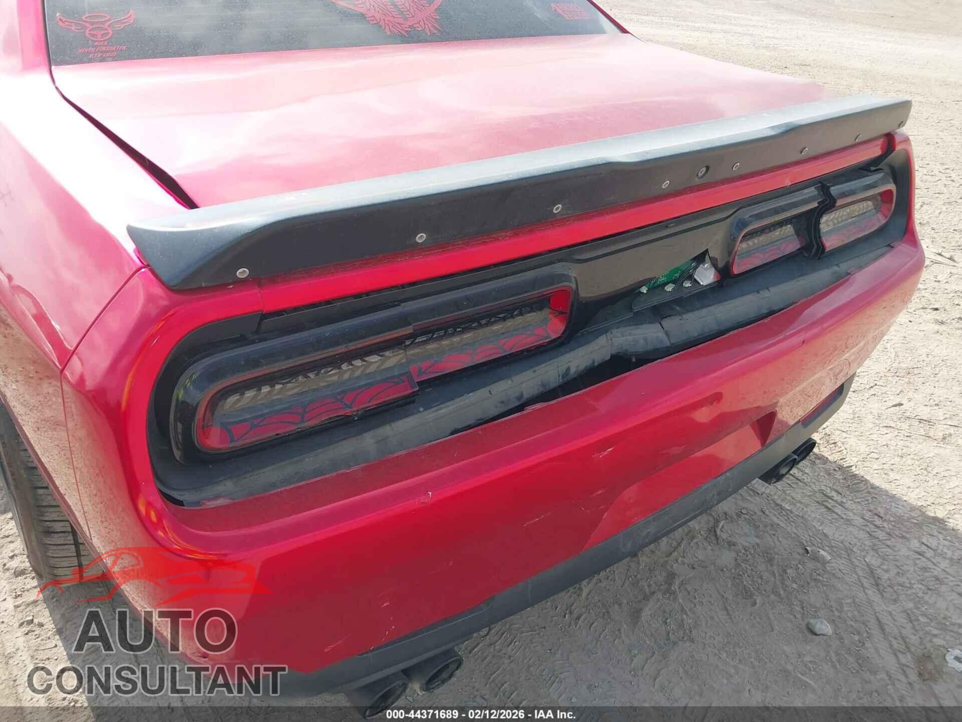 DODGE CHALLENGER 2018 - 2C3CDZAG8JH276445