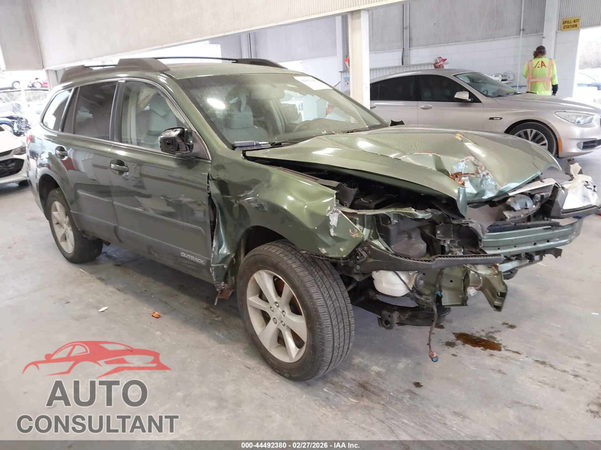 SUBARU OUTBACK 2013 - 4S4BRDKC7D2301206