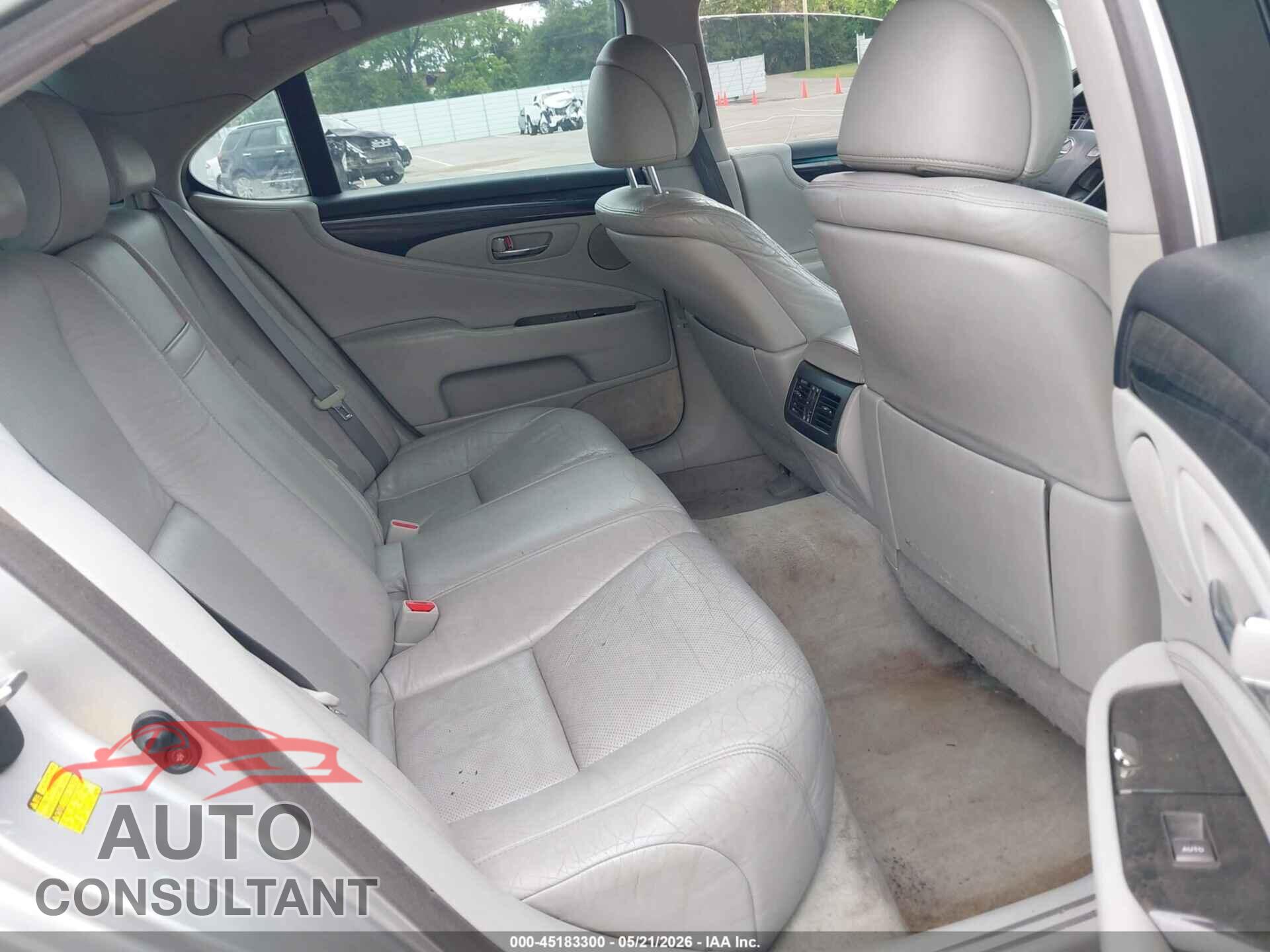 LEXUS LS 460 2010 - JTHCL5EF8A5007828