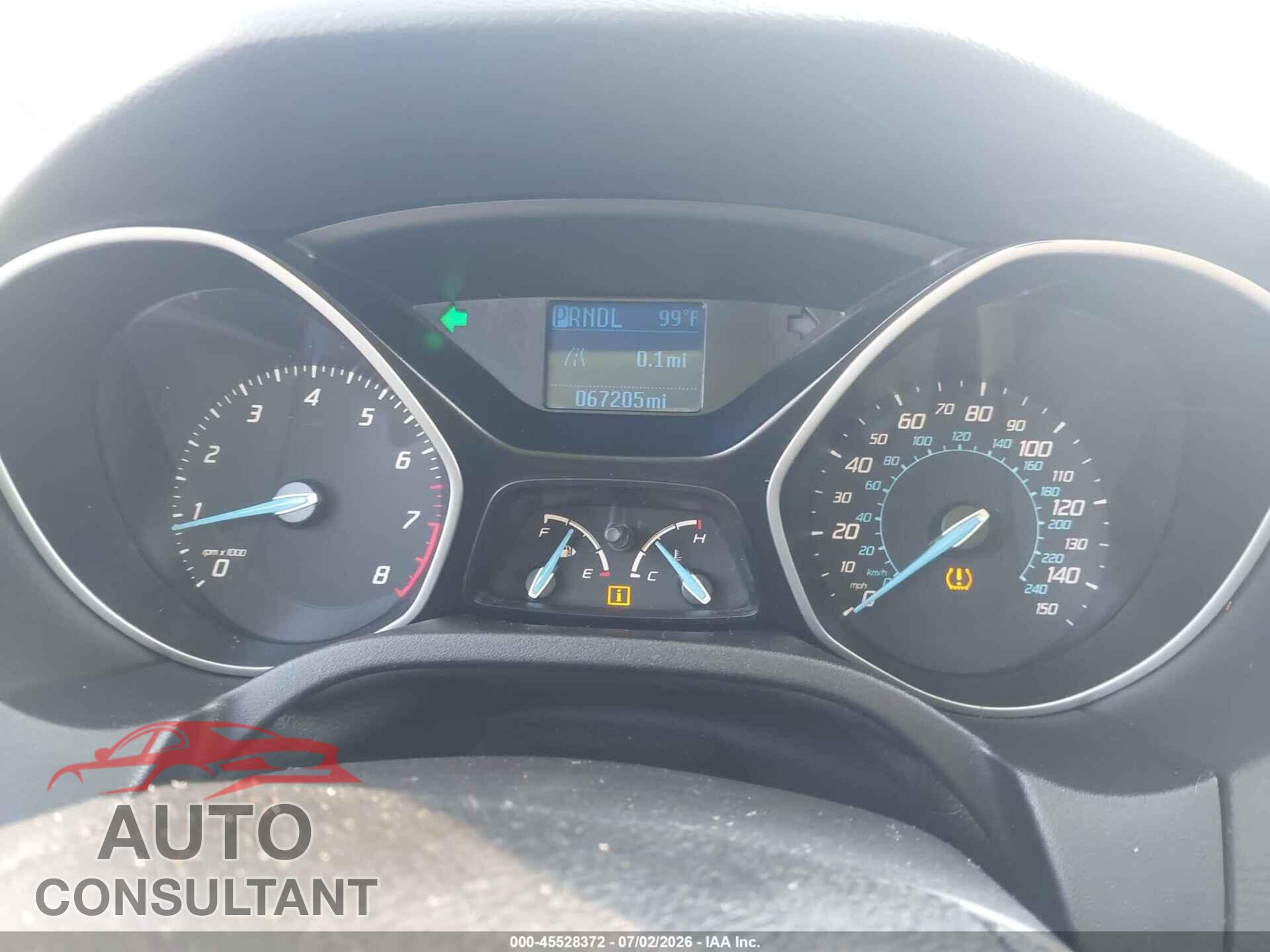 FORD FOCUS 2012 - 1FAHP3E2XCL372397