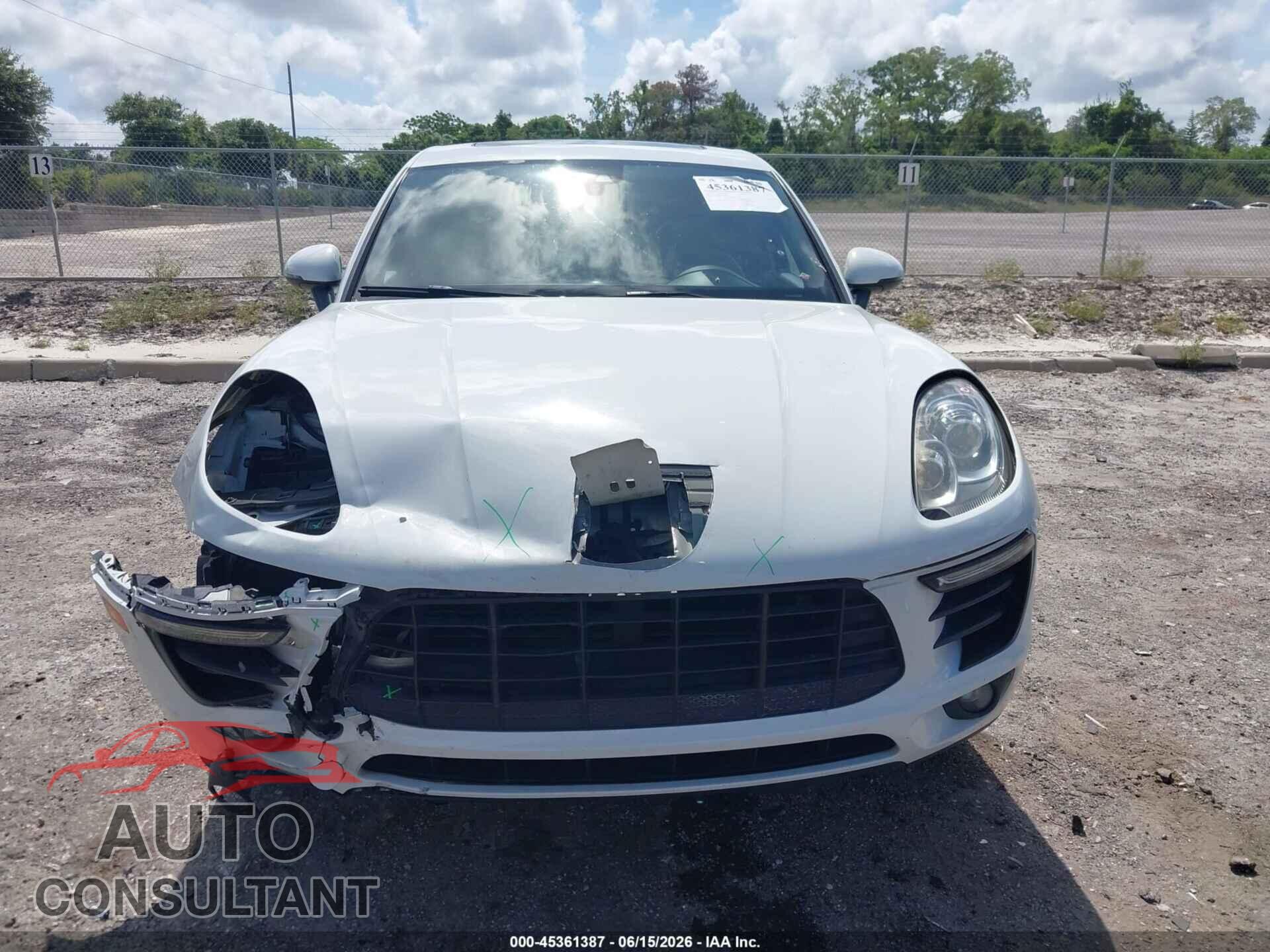 PORSCHE MACAN 2017 - WP1AA2A54HLB08573