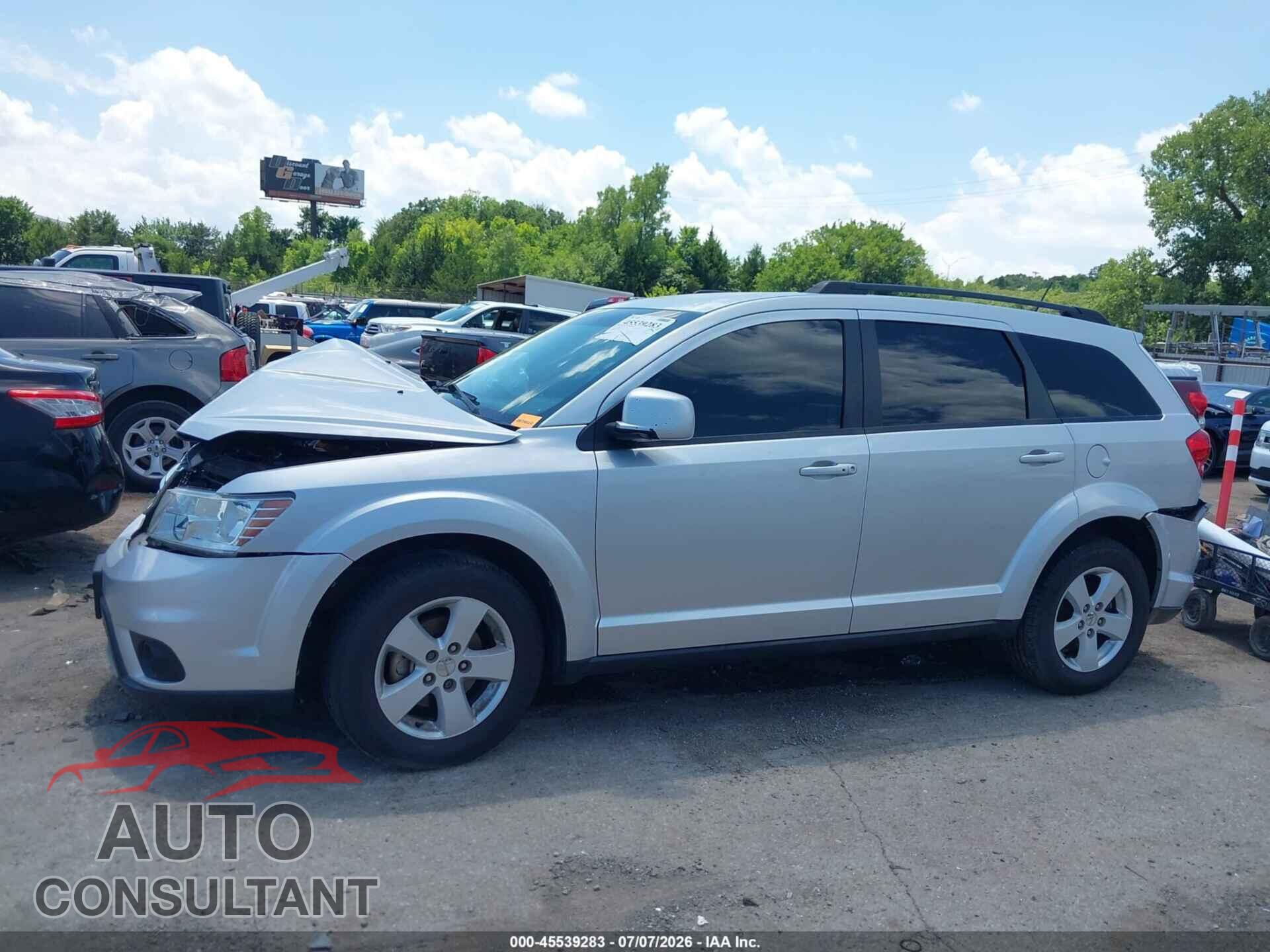 DODGE JOURNEY 2012 - 3C4PDCBG7CT190871