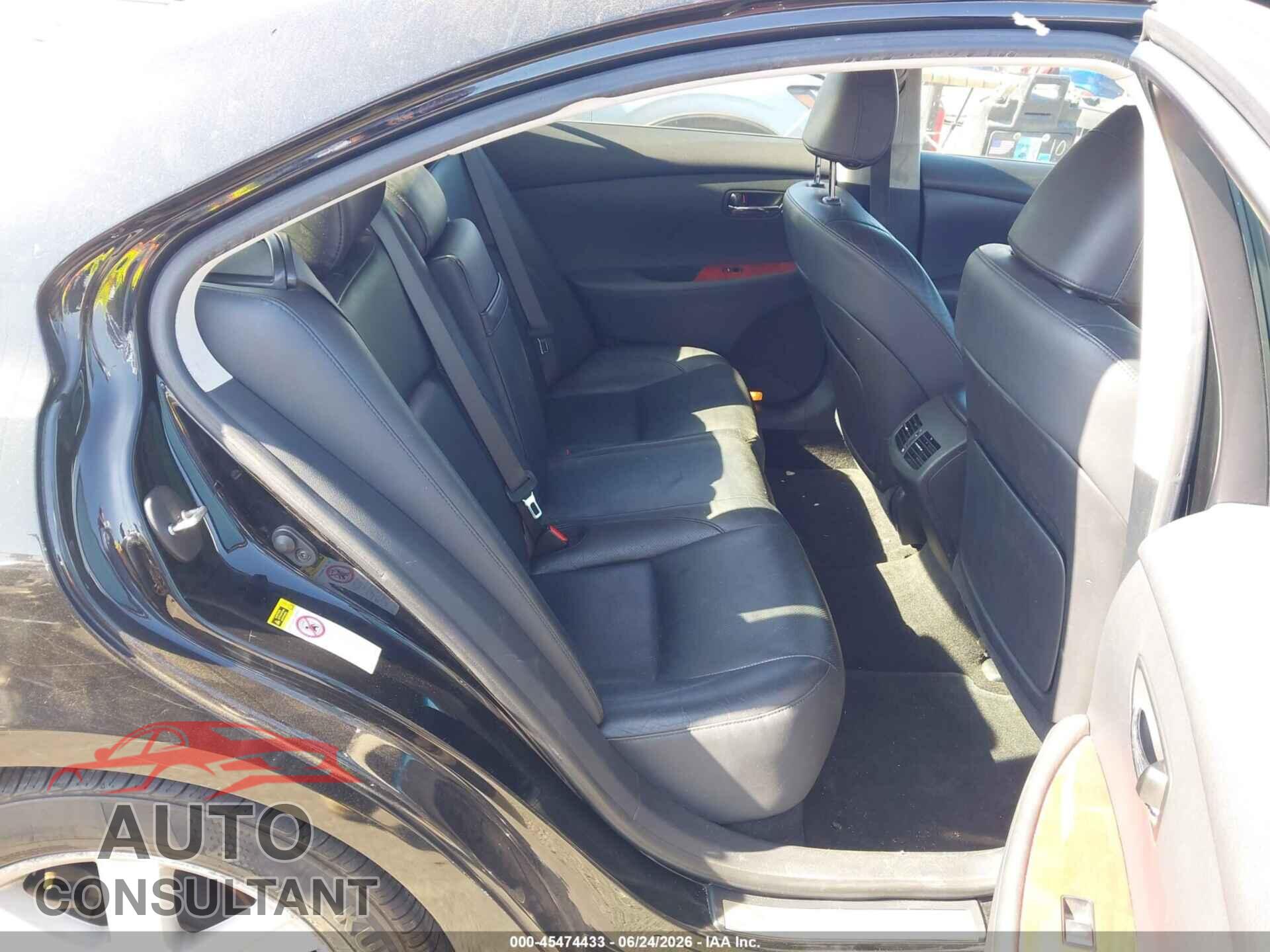 LEXUS ES 350 2009 - JTHBJ46G492327941
